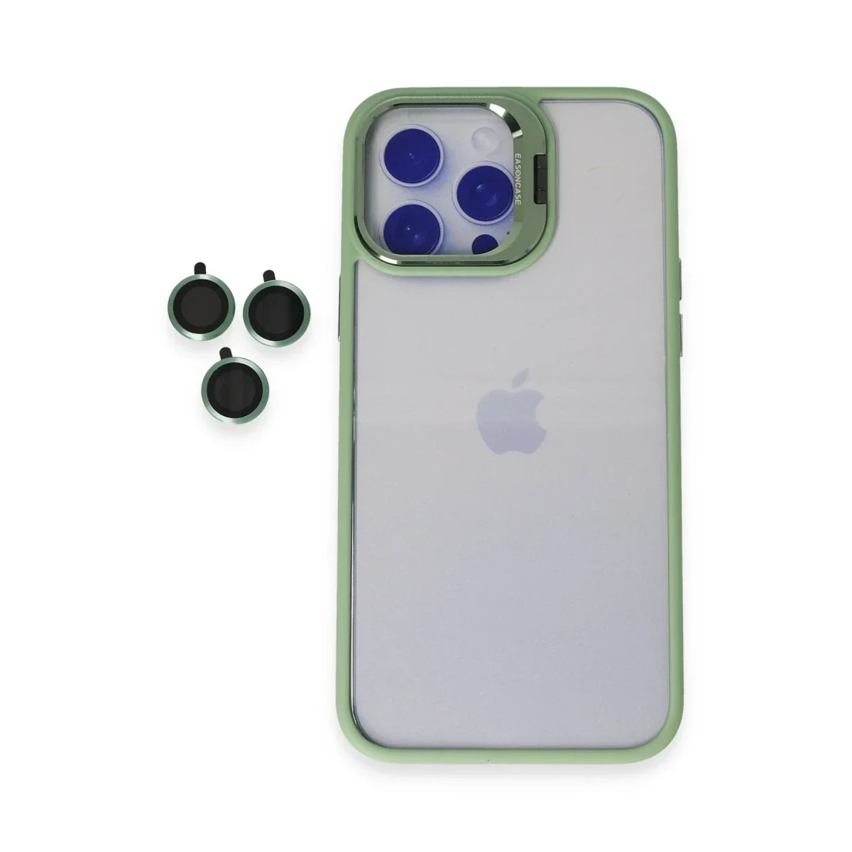 Joko Apple iPhone 15 Pro Max Kılıf Roblox Lens Standlı Kapak - Yeşil