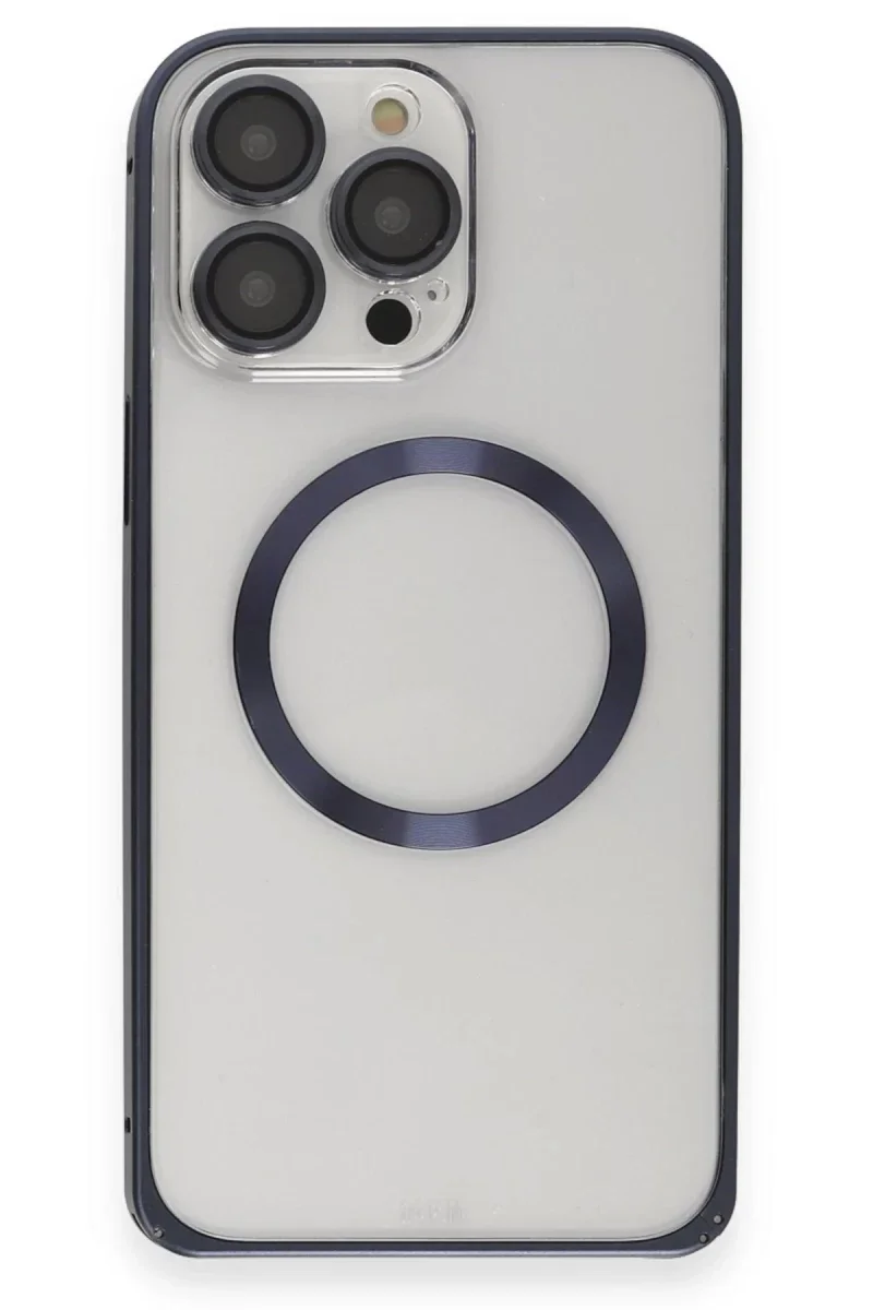 Joko Apple iPhone 15 Pro Max Kılıf Metal Bumper Magneticsafe Kapak - Lacivert Fiyatı, Yorumları ve Özellikleri