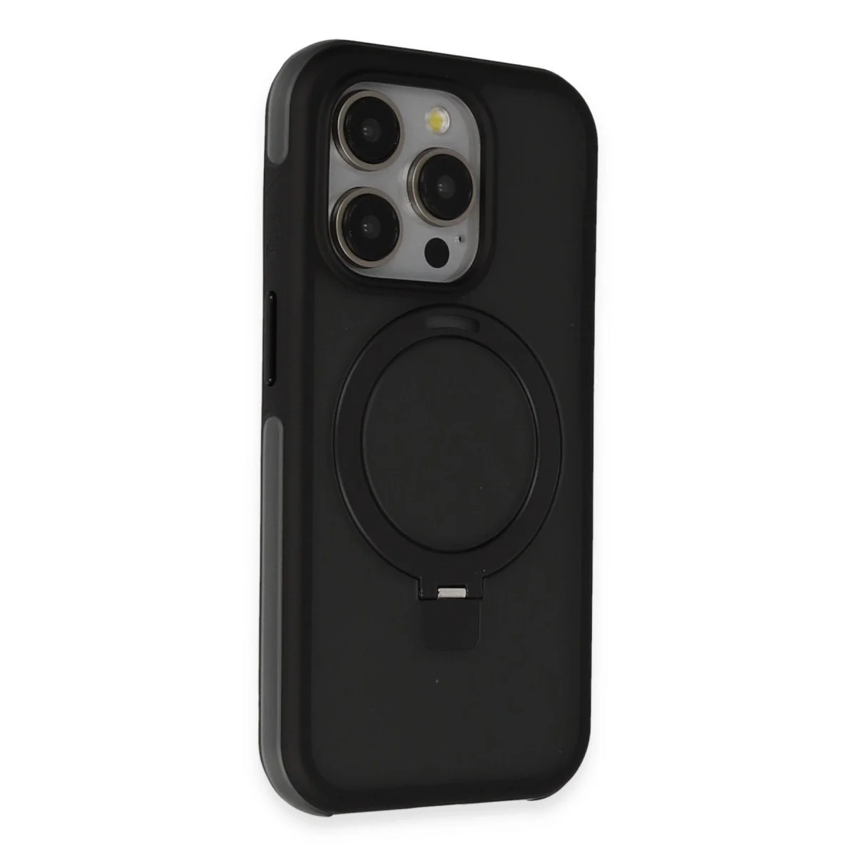 Joko Apple İphone 15 Pro Zorda Airbag Magsafe Standlı Kapak - Siyah Joko Apple İphone 15 Pro Zorda Airbag Magsafe Standlı Kapak - Siyah