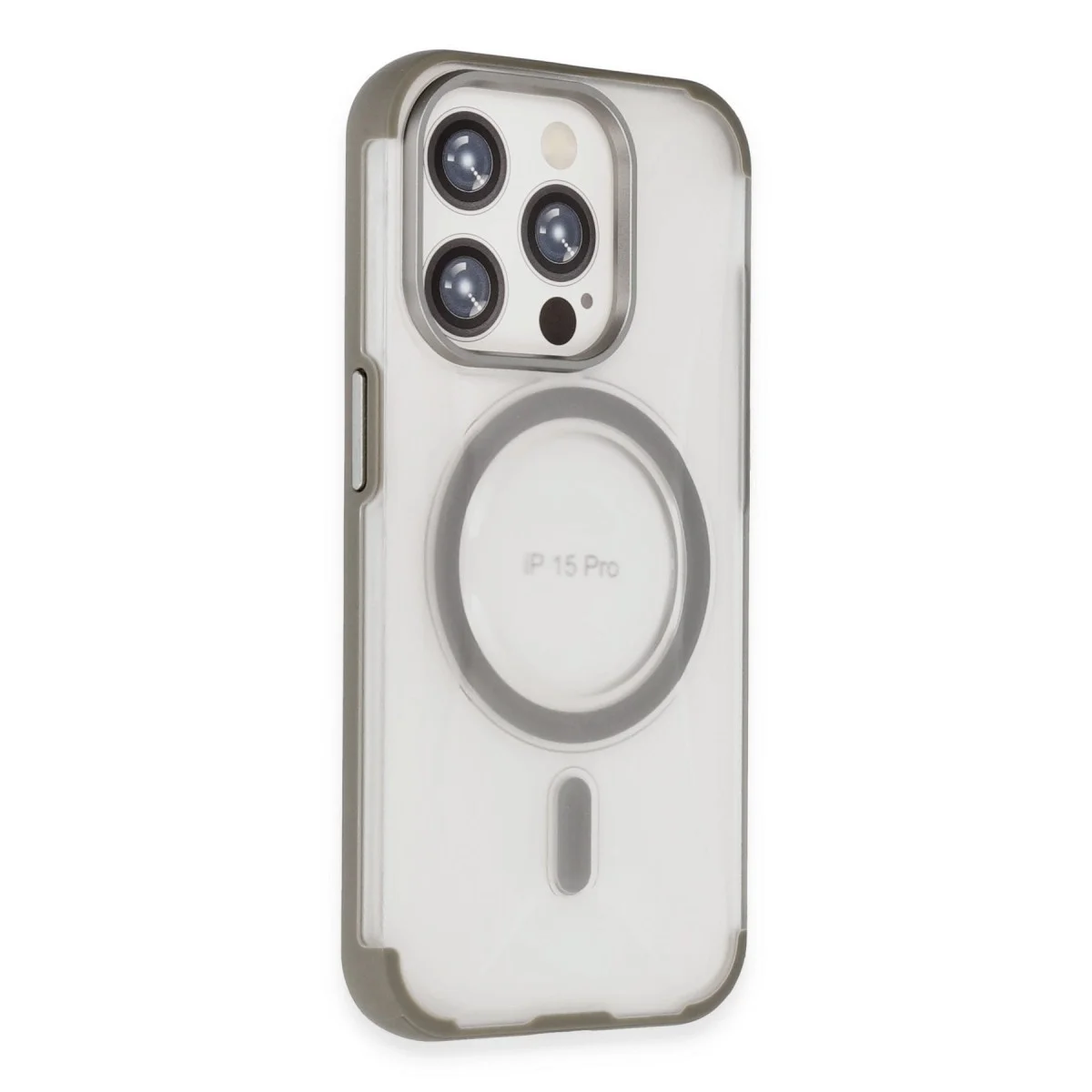 Joko Apple İphone 15 Pro Max Hilton Magsafe Kapak - Titan Gri Joko Apple İphone 15 Pro Max Hilton Magsafe Kapak - Titan Gri