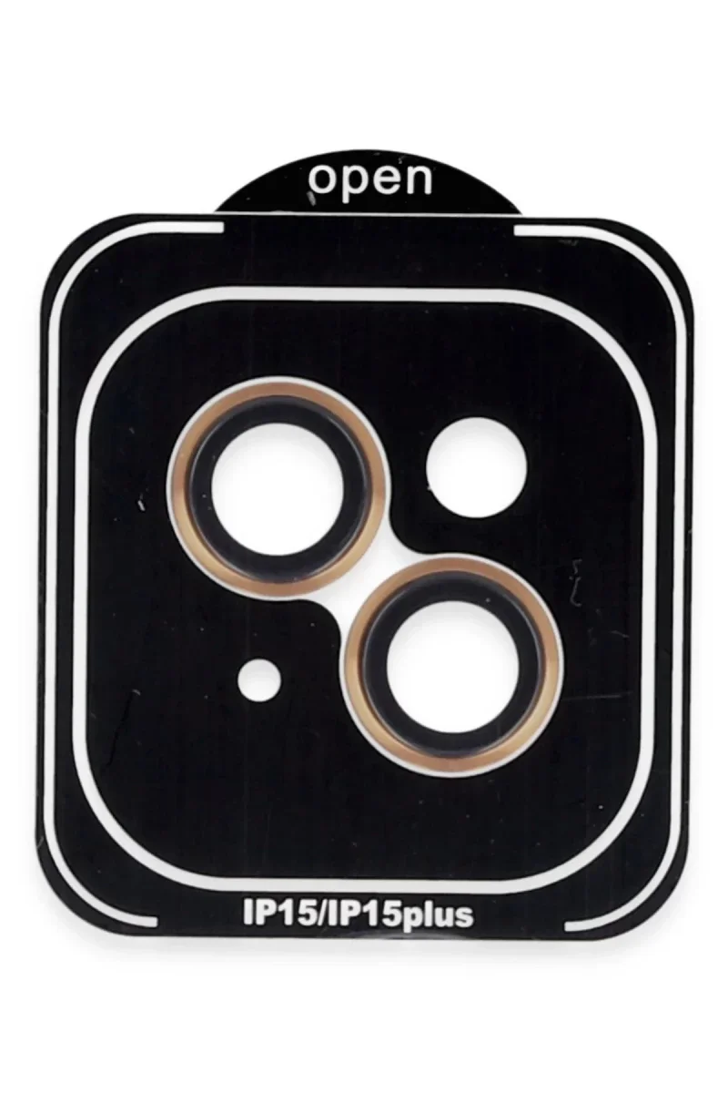 Joko Apple iPhone 15 PVD Metal Kamera Lens - Turuncu Joko Apple iPhone 15 PVD Metal Kamera Lens - Turuncu