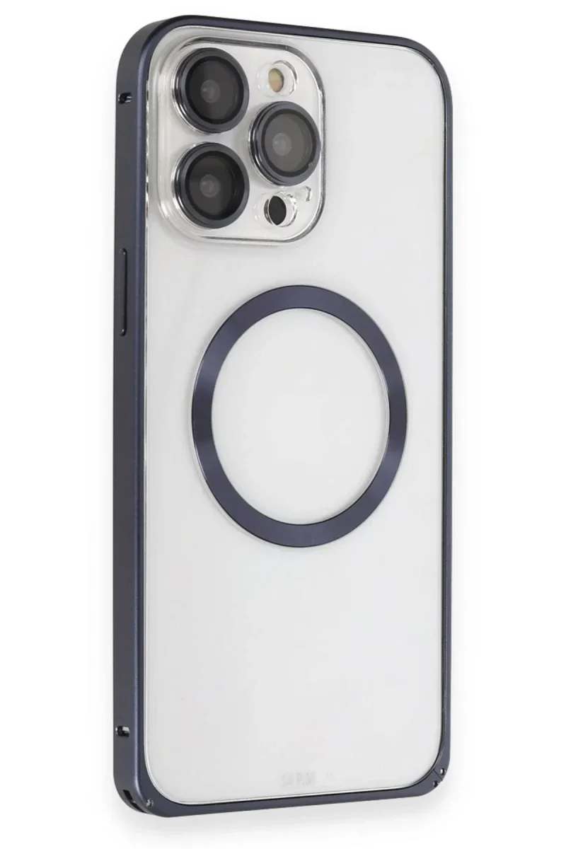 Joko Apple iPhone 15 Pro Max Kılıf Metal Bumper Magneticsafe Kapak - Lacivert Fiyatı, Yorumları ve Özellikleri