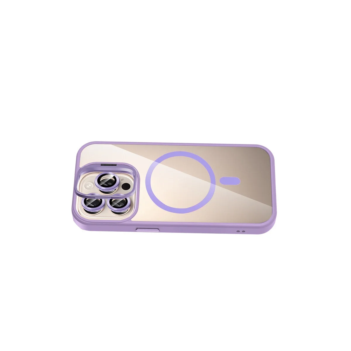 Joko Apple İphone 15 Pro Max Remim Lensli Magsafe Standlı Kapak - Lila Joko Apple İphone 15 Pro Max Remim Lensli Magsafe Standlı Kapak - Lila