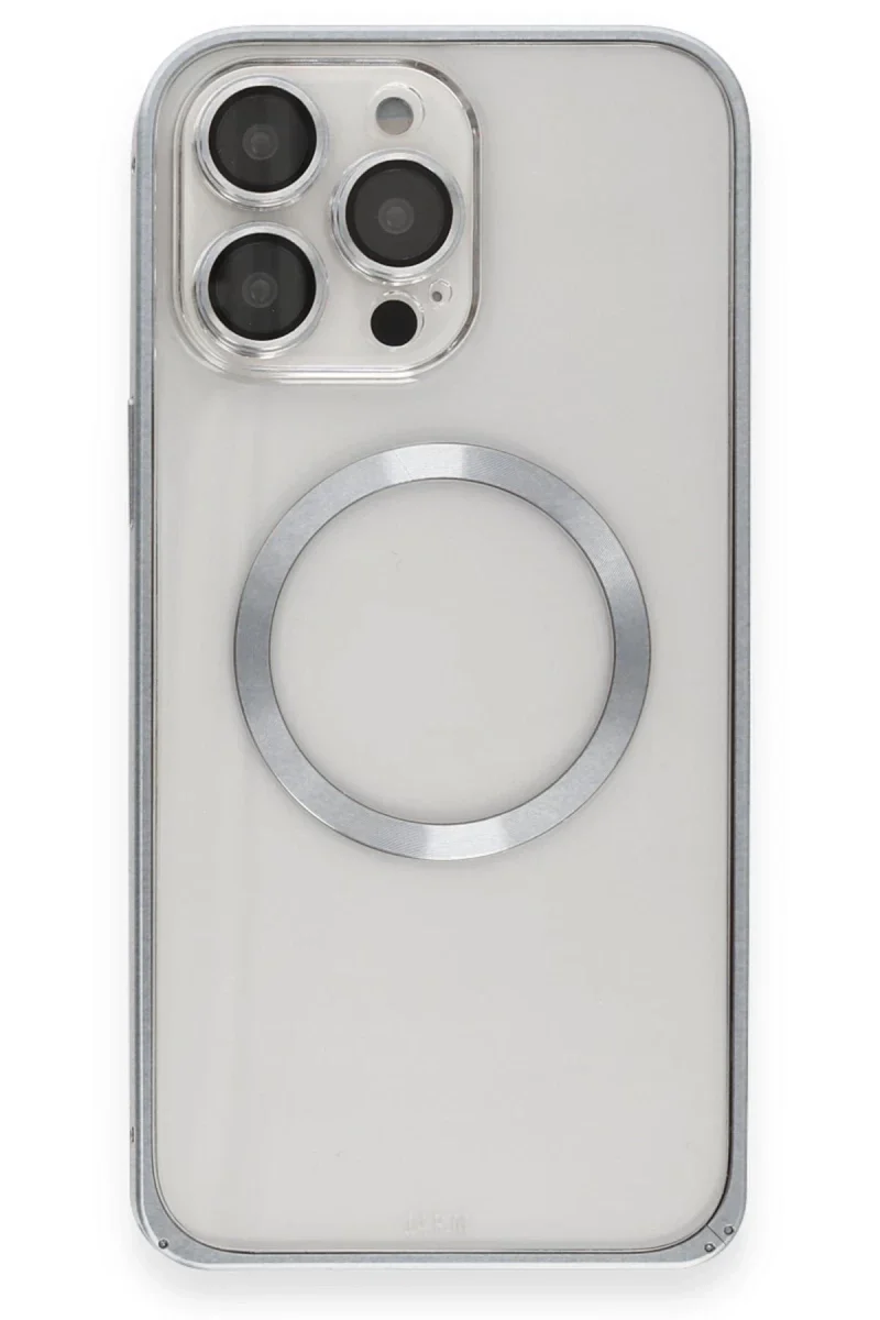 Joko Apple iPhone 15 Pro Max Kılıf Metal Bumper Magneticsafe Kapak - Gri Fiyatı, Yorumları ve Özellikleri