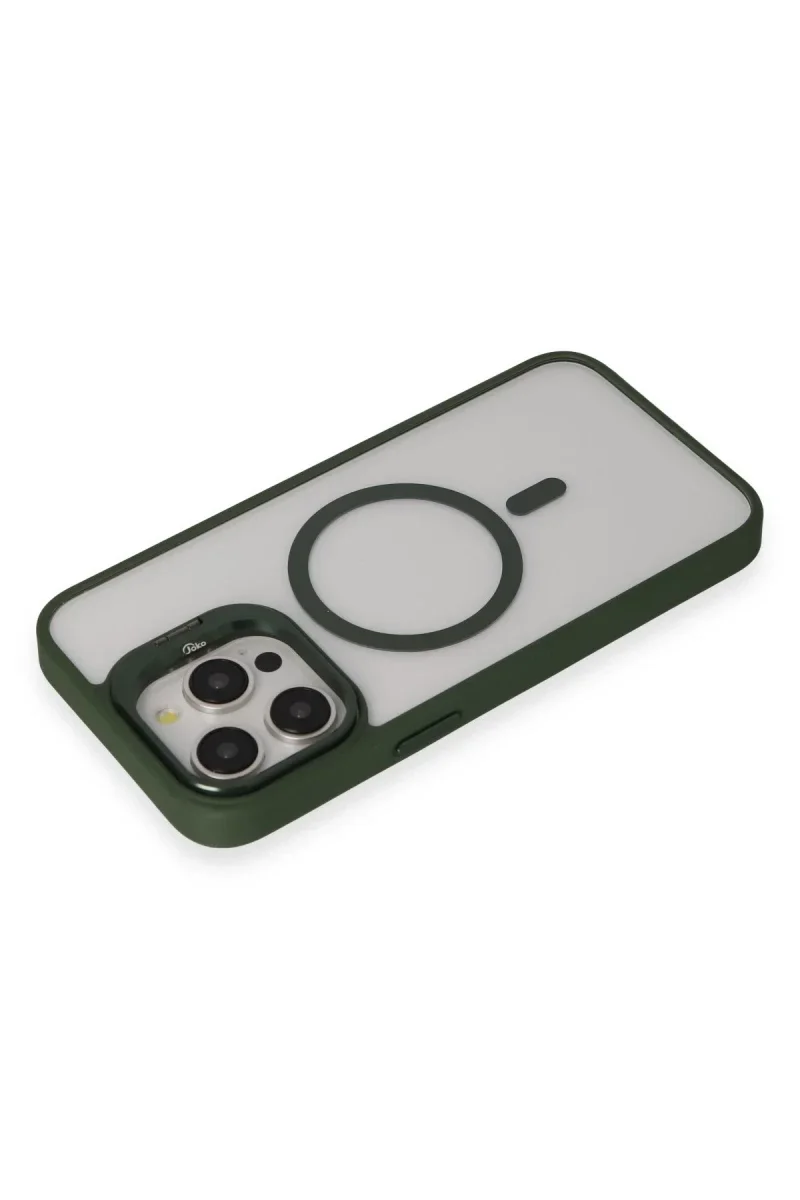 Joko Apple iPhone 15 Pro Max Kılıf Roblox Lens Magsafe Standlı Kapak - Koyu Yeşil Fiyatı, Yorumları ve Özellikleri