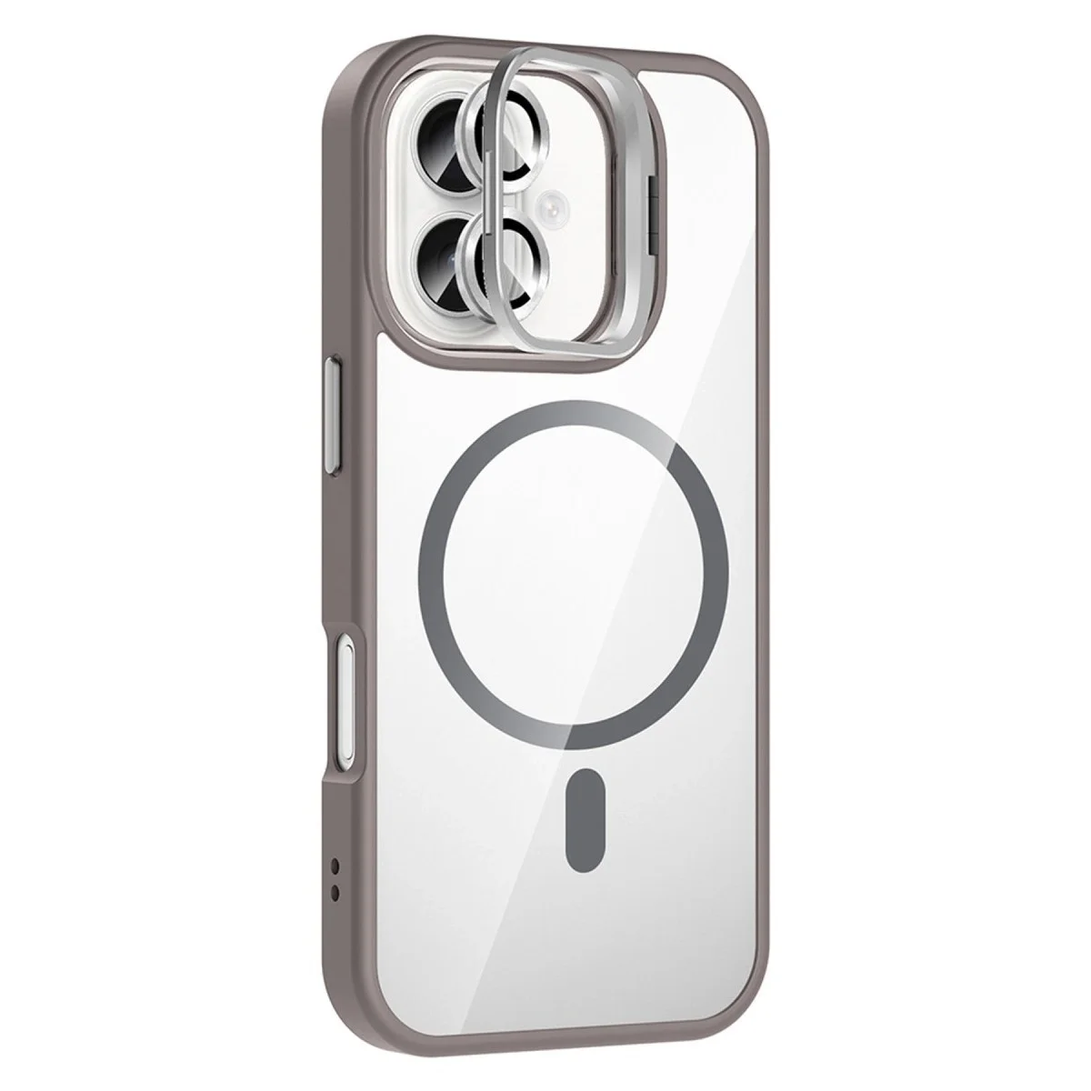 Joko Apple İphone 16 Plus Remim Lensli Magsafe Standlı Kapak - Titan Gri Joko Apple İphone 16 Plus Remim Lensli Magsafe Standlı Kapak - Titan Gri