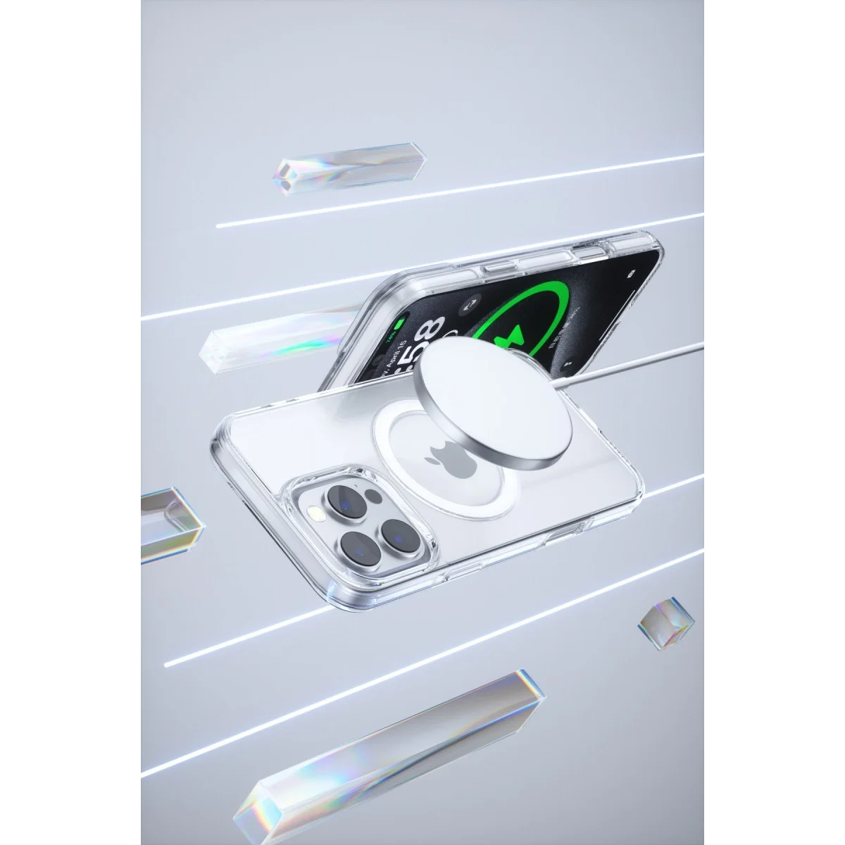 Joko Apple İphone 16 Pro Max Gleam Pc Sert Magsafe Kılıf - Şeffaf Joko Apple İphone 16 Pro Max Gleam Pc Sert Magsafe Kılıf - Şeffaf