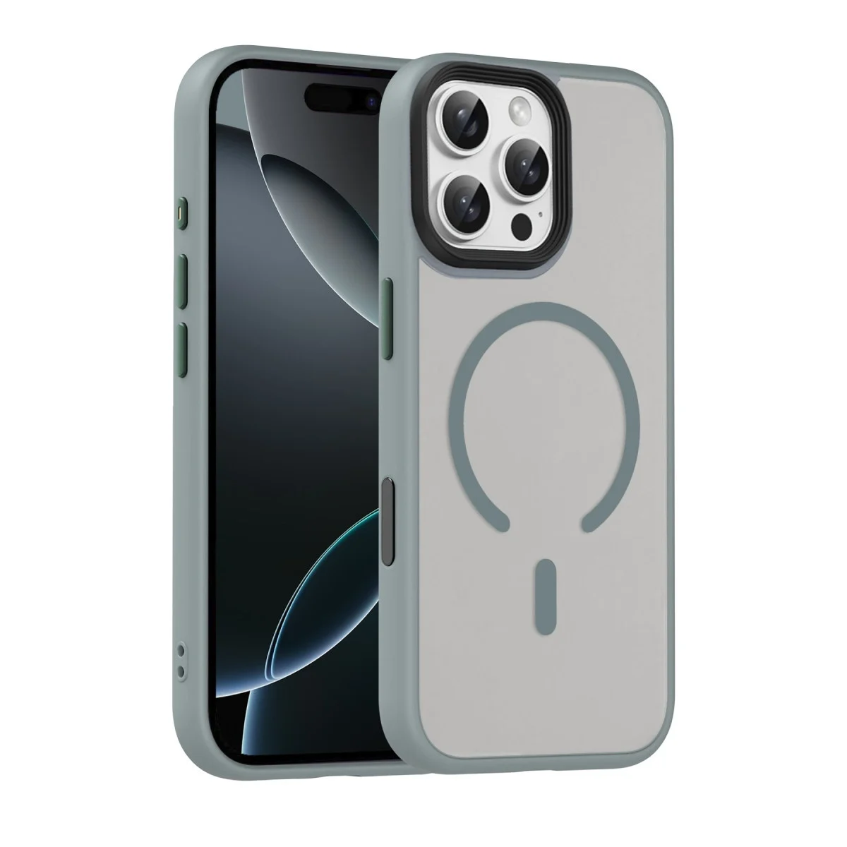 Joko Apple İphone 16 Pro Max Megane Magsafe Kapak - Titan Gri Joko Apple İphone 16 Pro Max Megane Magsafe Kapak - Titan Gri