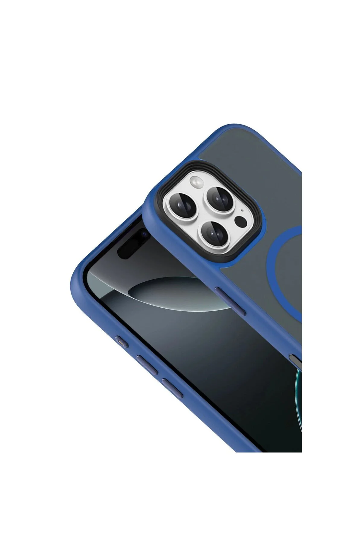 Joko Apple İphone 16 Pro Max Megane Magsafe Kapak - Lacivert
