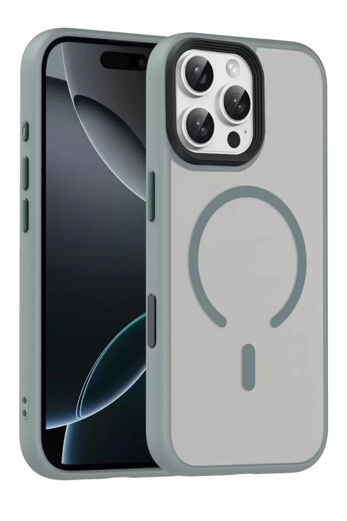 Joko Apple İphone 16 Pro Max Megane Magsafe Kapak - Titan Gri