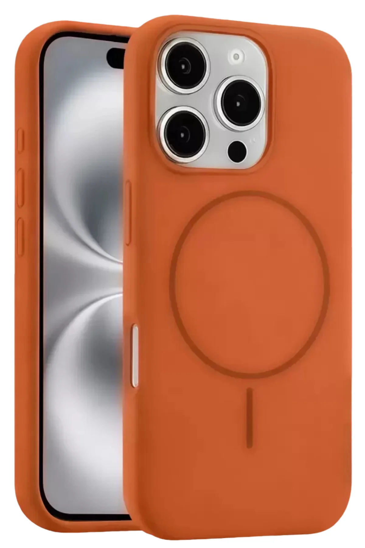 Joko Apple İphone 16 Pro Kılıf Jully Magsafe Kapak - Turuncu