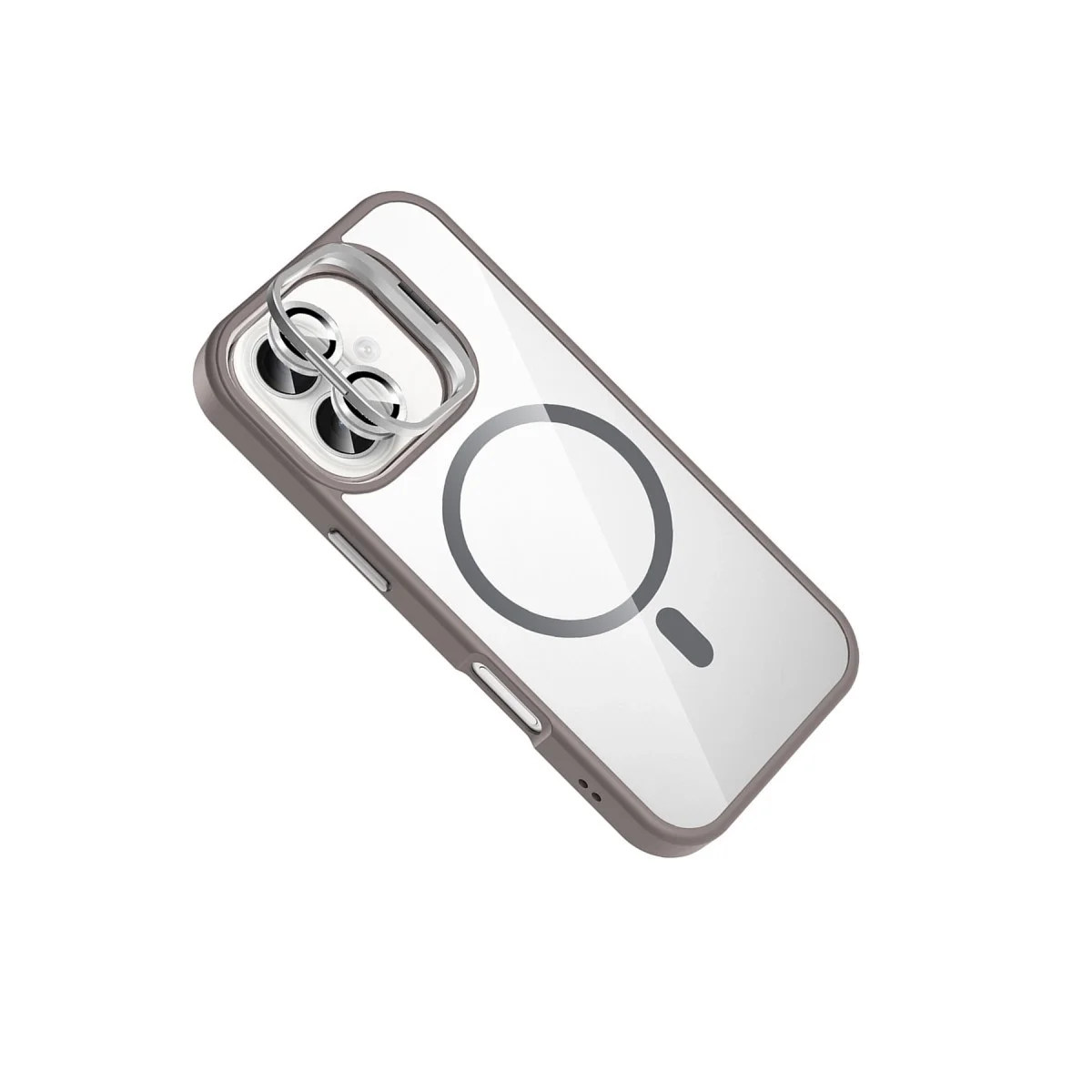 Joko Apple İphone 16 Plus Remim Lensli Magsafe Standlı Kapak - Titan Gri Joko Apple İphone 16 Plus Remim Lensli Magsafe Standlı Kapak - Titan Gri