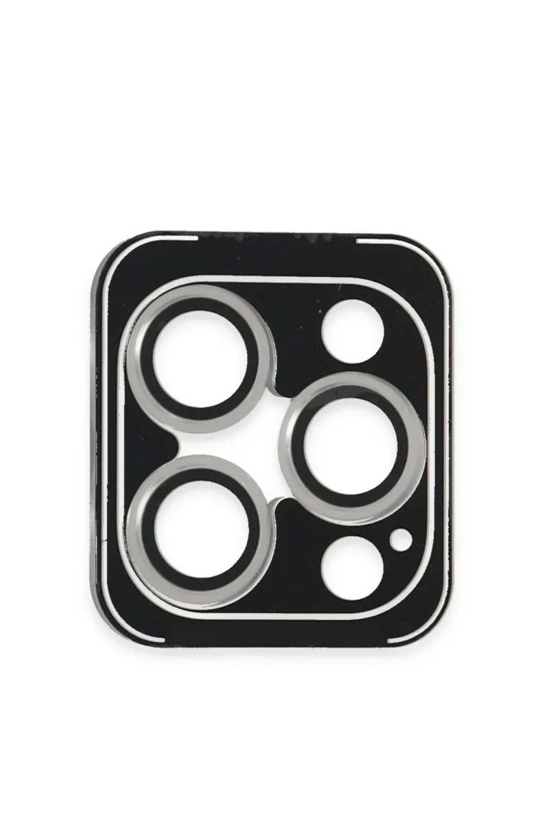 Joko Apple iPhone 16 Pro Max PVD Metal Kamera Lens - Gümüş Joko Apple iPhone 16 Pro Max PVD Metal Kamera Lens - Gümüş