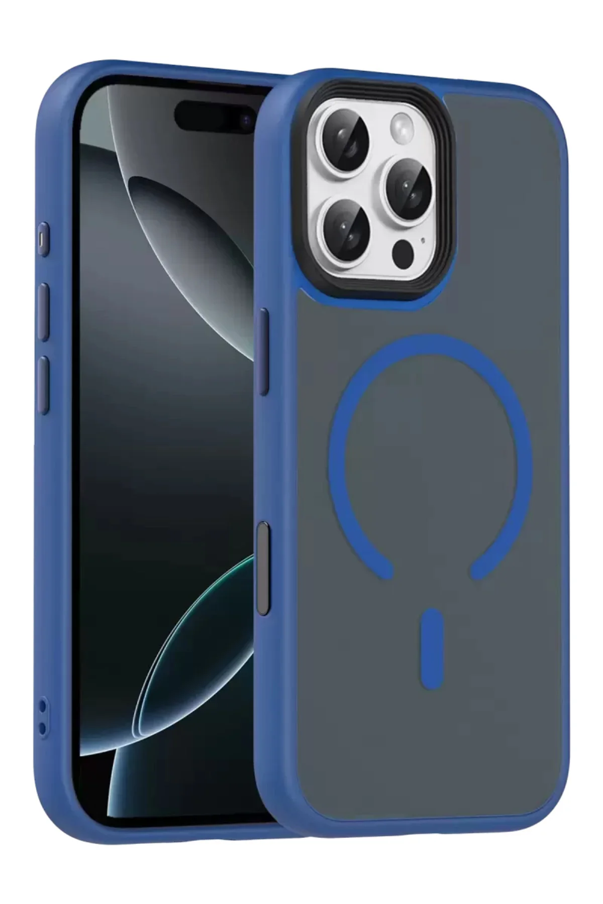 Joko Apple İphone 16 Pro Max Megane Magsafe Kapak - Lacivert