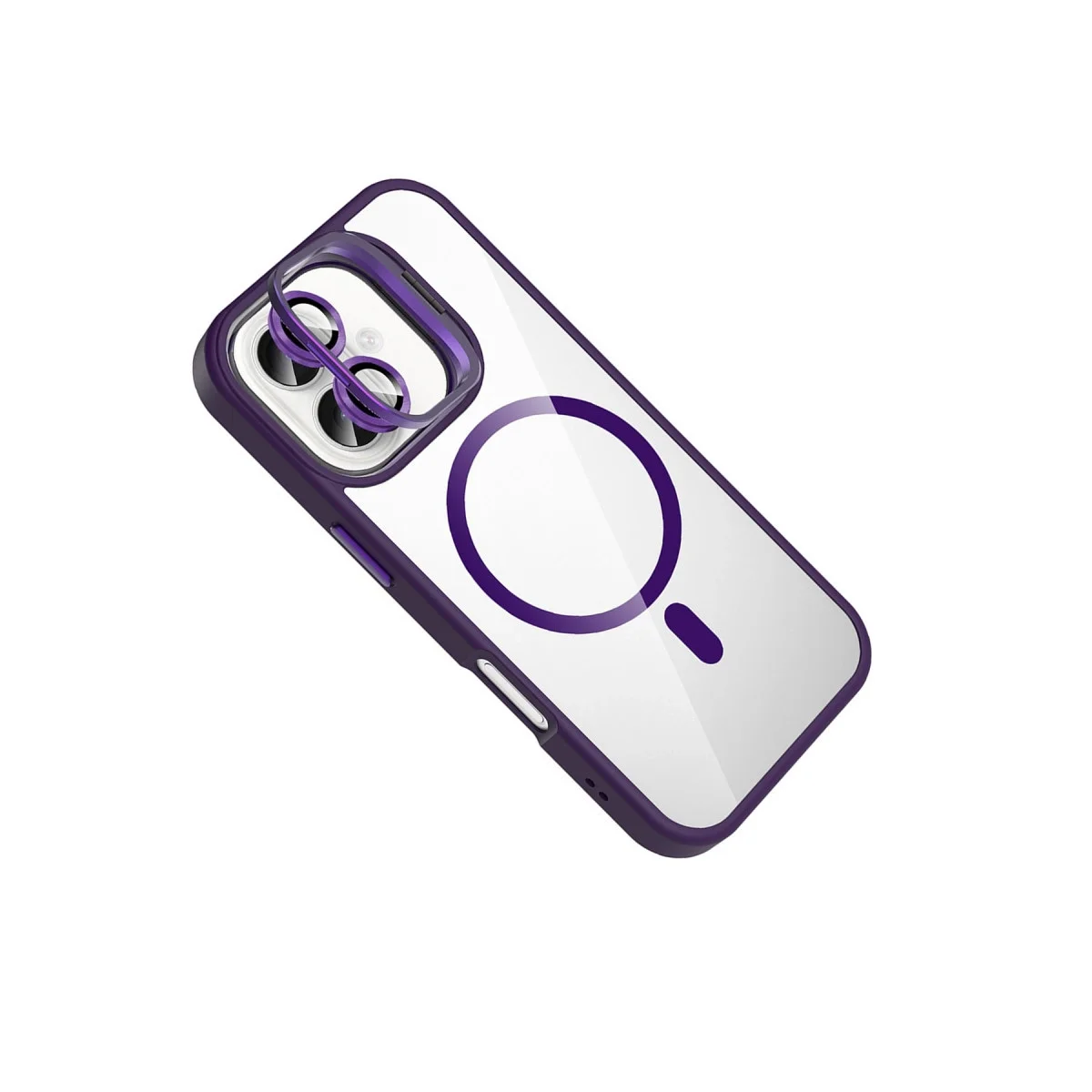 Joko Apple İphone 16 Plus Remim Lensli Magsafe Standlı Kapak - Derin Mor Joko Apple İphone 16 Plus Remim Lensli Magsafe Standlı Kapak - Derin Mor