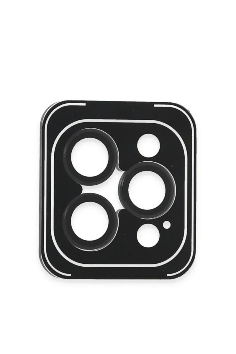 Joko Apple iPhone 16 Pro Max PVD Metal Kamera Lens - Siyah Joko Apple iPhone 16 Pro Max PVD Metal Kamera Lens - Siyah