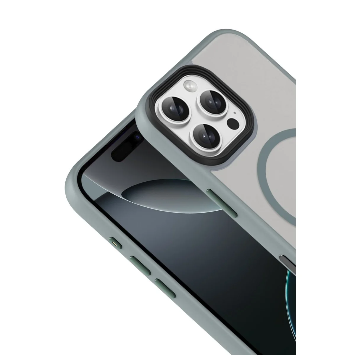 Joko Apple İphone 16 Pro Max Megane Magsafe Kapak - Titan Gri Joko Apple İphone 16 Pro Max Megane Magsafe Kapak - Titan Gri