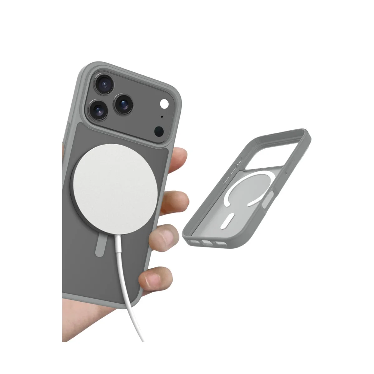 Joko Apple İphone 17 Pro Jota Magsafe Kapak - Titan Gri Joko Apple İphone 17 Pro Jota Magsafe Kapak - Titan Gri