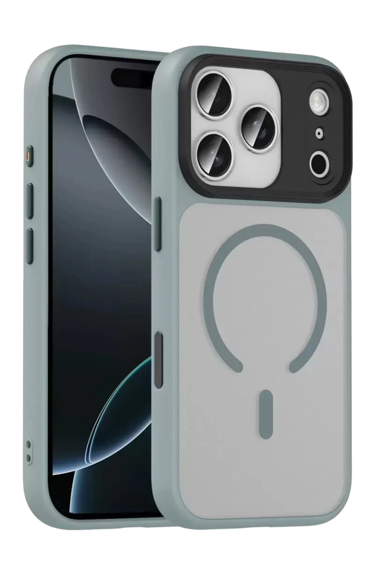 Joko Apple İphone 17 Pro Max Megane Magsafe Kapak - Titan Gri