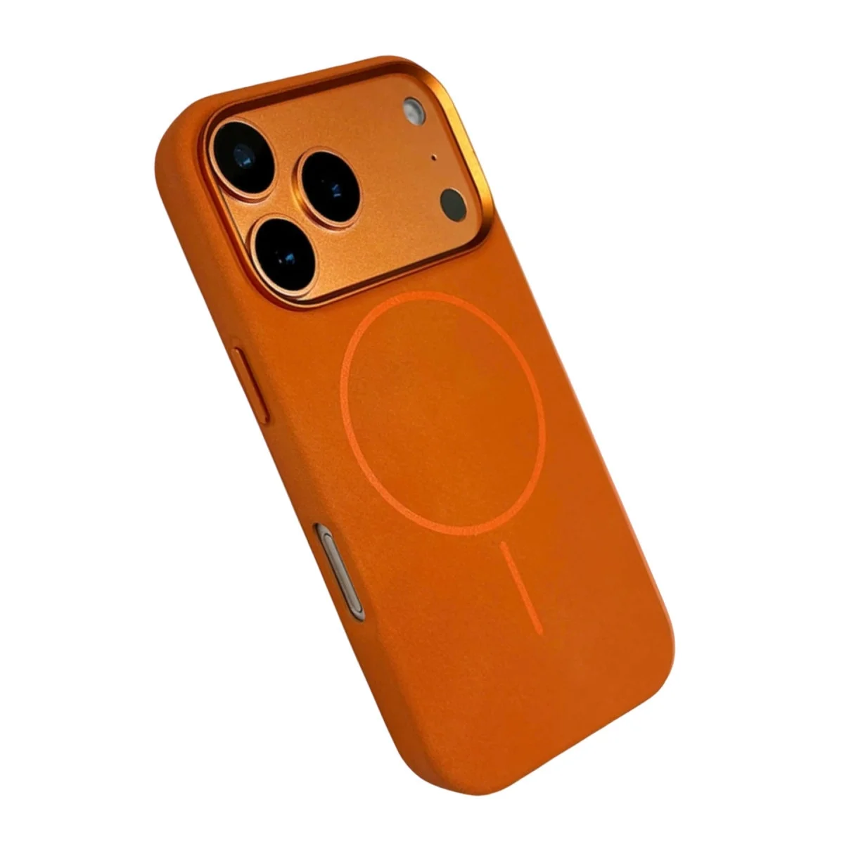 Joko Apple İphone 17 Pro Max Luno Deri Magsafe Kapak - Turuncu Joko Apple İphone 17 Pro Max Luno Deri Magsafe Kapak - Turuncu