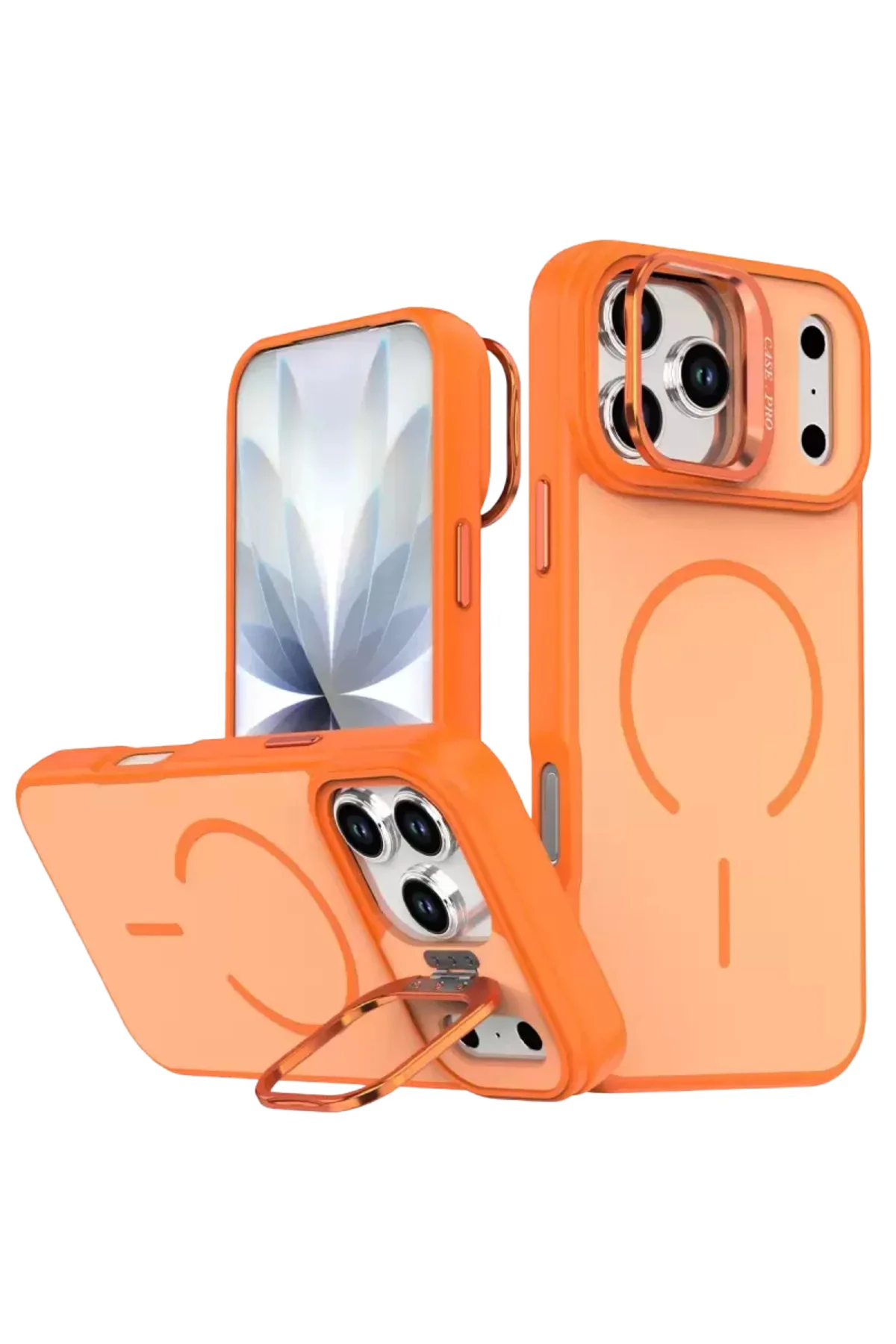Joko Apple İphone 17 Pro Flexa Magsafe Kapak - Turuncu