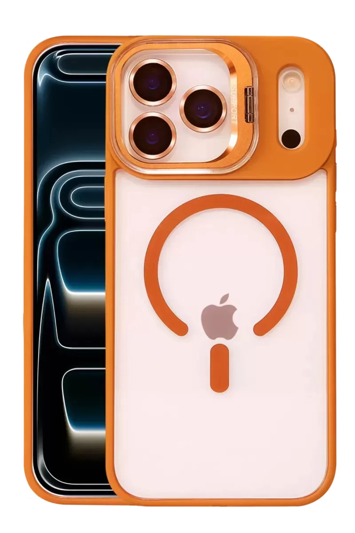 Joko Apple İphone 17 Pro Max Remim Lensli Magsafe Standlı Kapak -