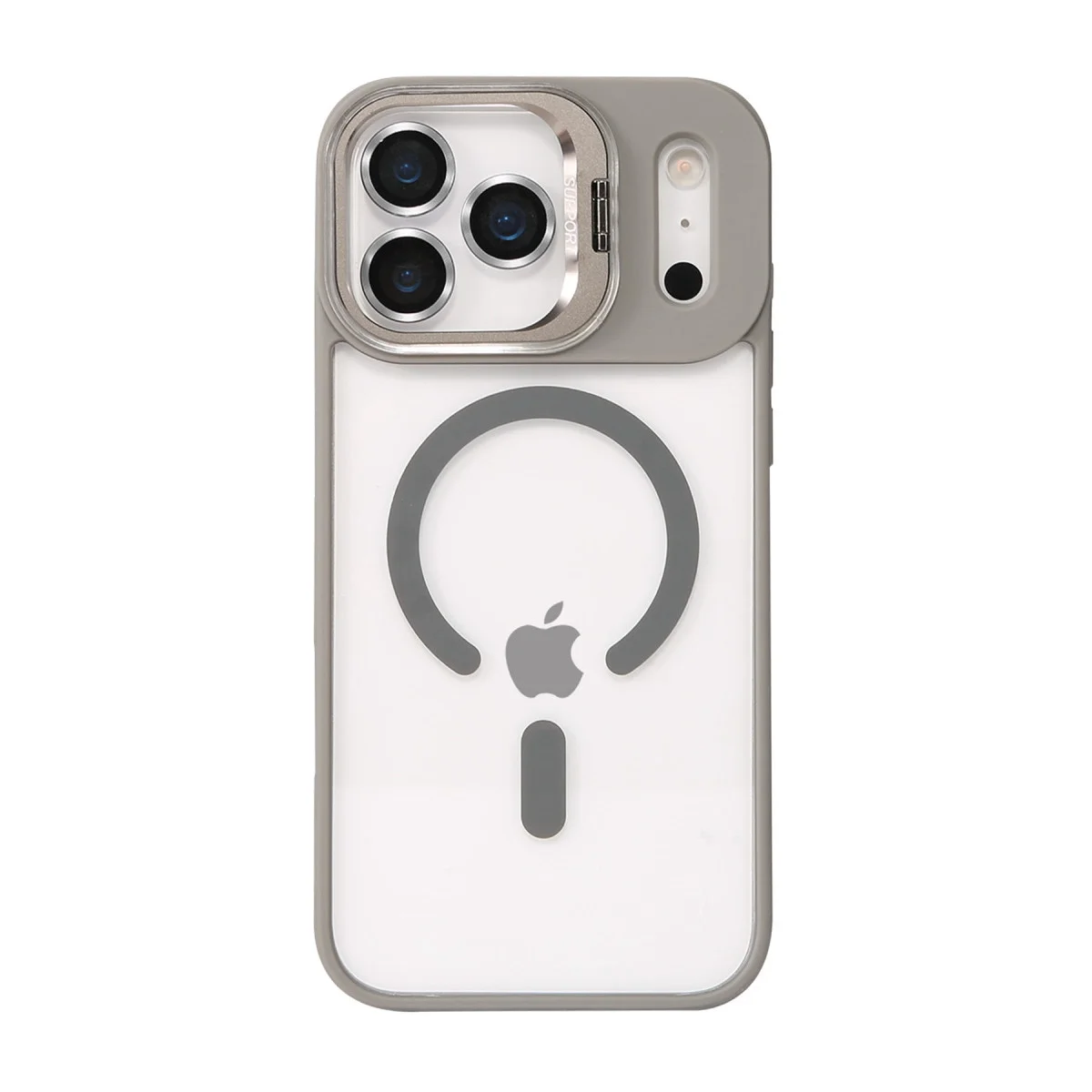 Joko Apple İphone 17 Pro Remim Lensli Magsafe Standlı Kapak - Titan Gri Joko Apple İphone 17 Pro Remim Lensli Magsafe Standlı Kapak - Titan Gri