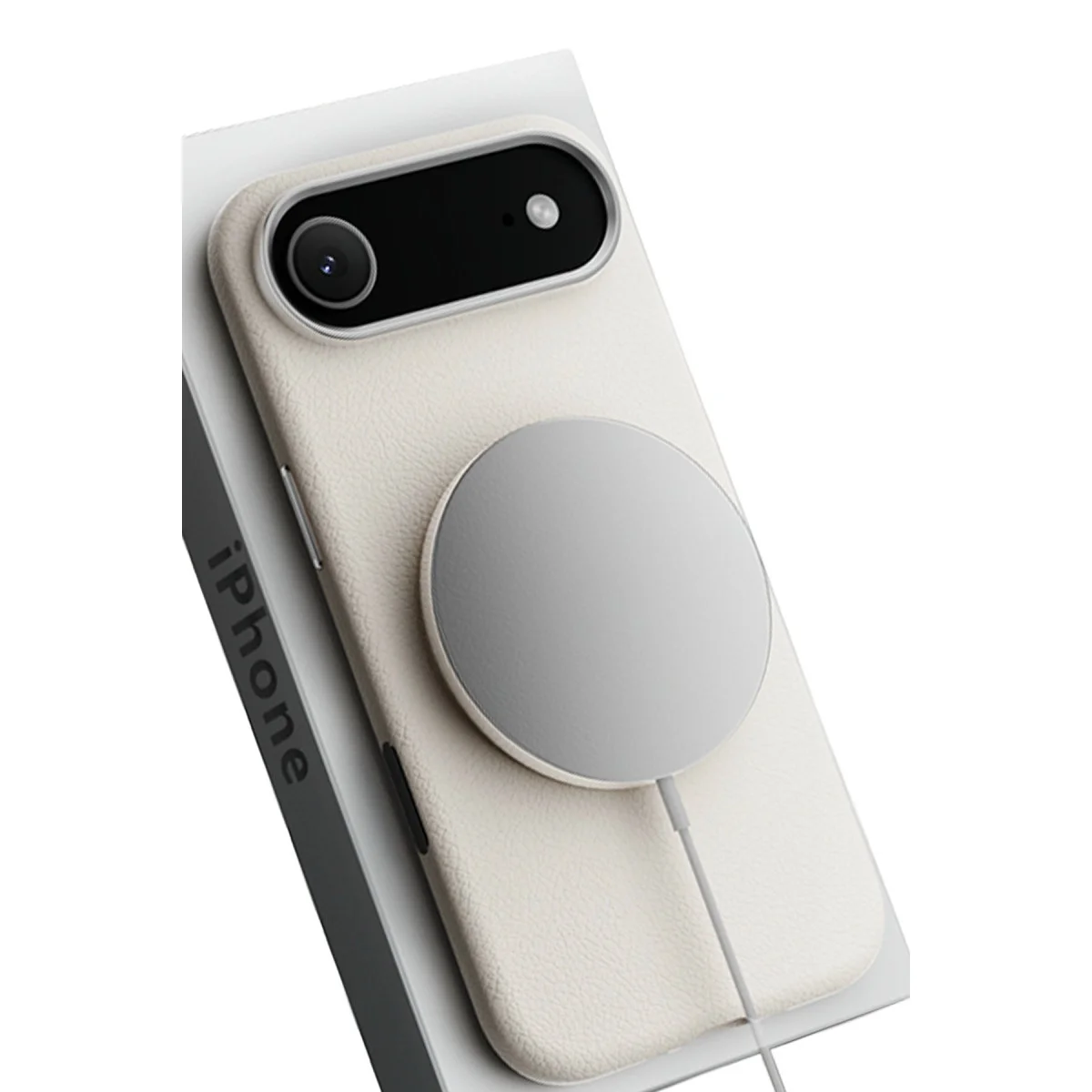 Joko Apple İphone 17 Air Wonder Deri Magsafe Kapak - Beyaz Joko Apple İphone 17 Air Wonder Deri Magsafe Kapak - Beyaz