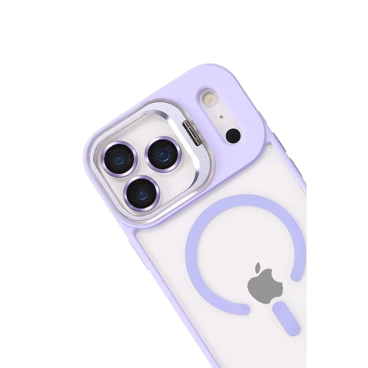 Joko Apple İphone 17 Pro Max Remim Lensli Magsafe Standlı Kapak - Lila