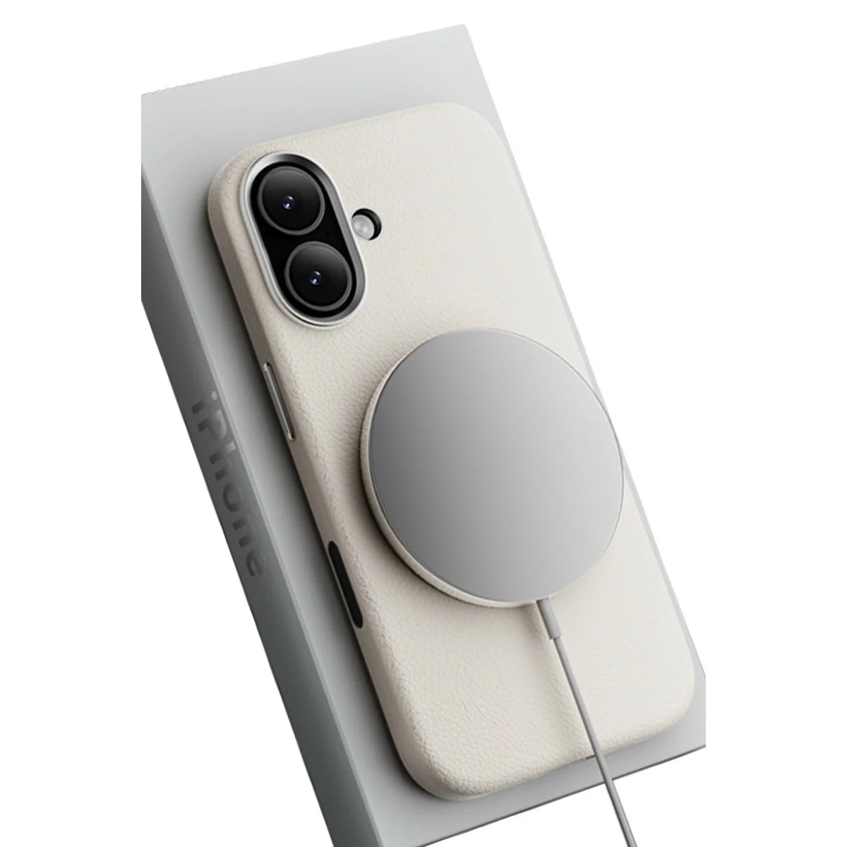 Joko Apple İphone 17 Wonder Deri Magsafe Kapak - Beyaz Joko Apple İphone 17 Wonder Deri Magsafe Kapak - Beyaz