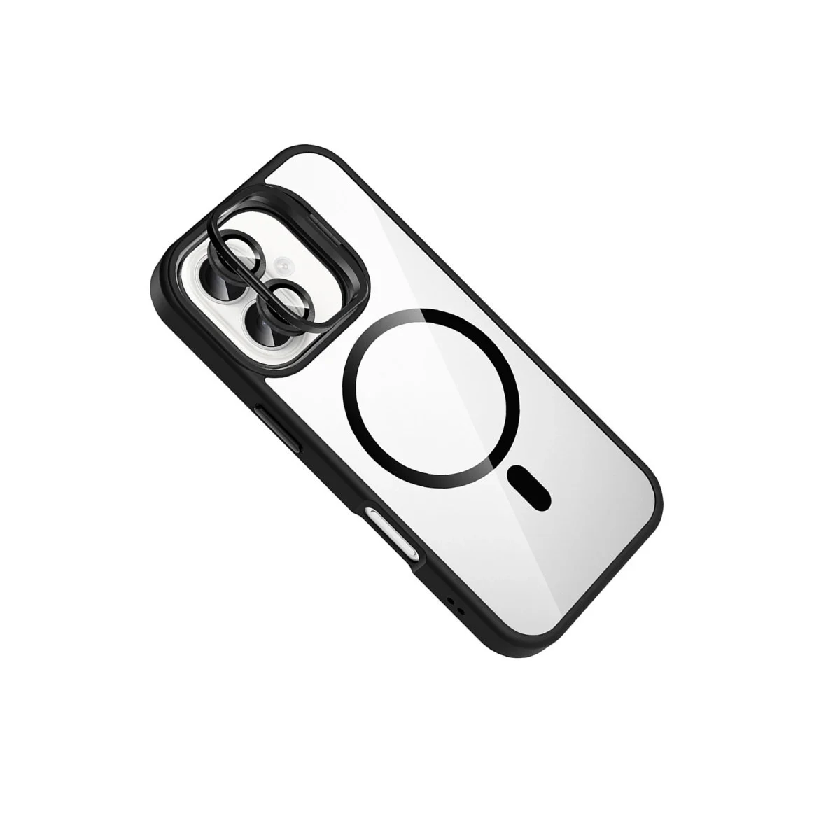 Joko Apple İphone 17 Remim Lensli Magsafe Standlı Kapak - Siyah