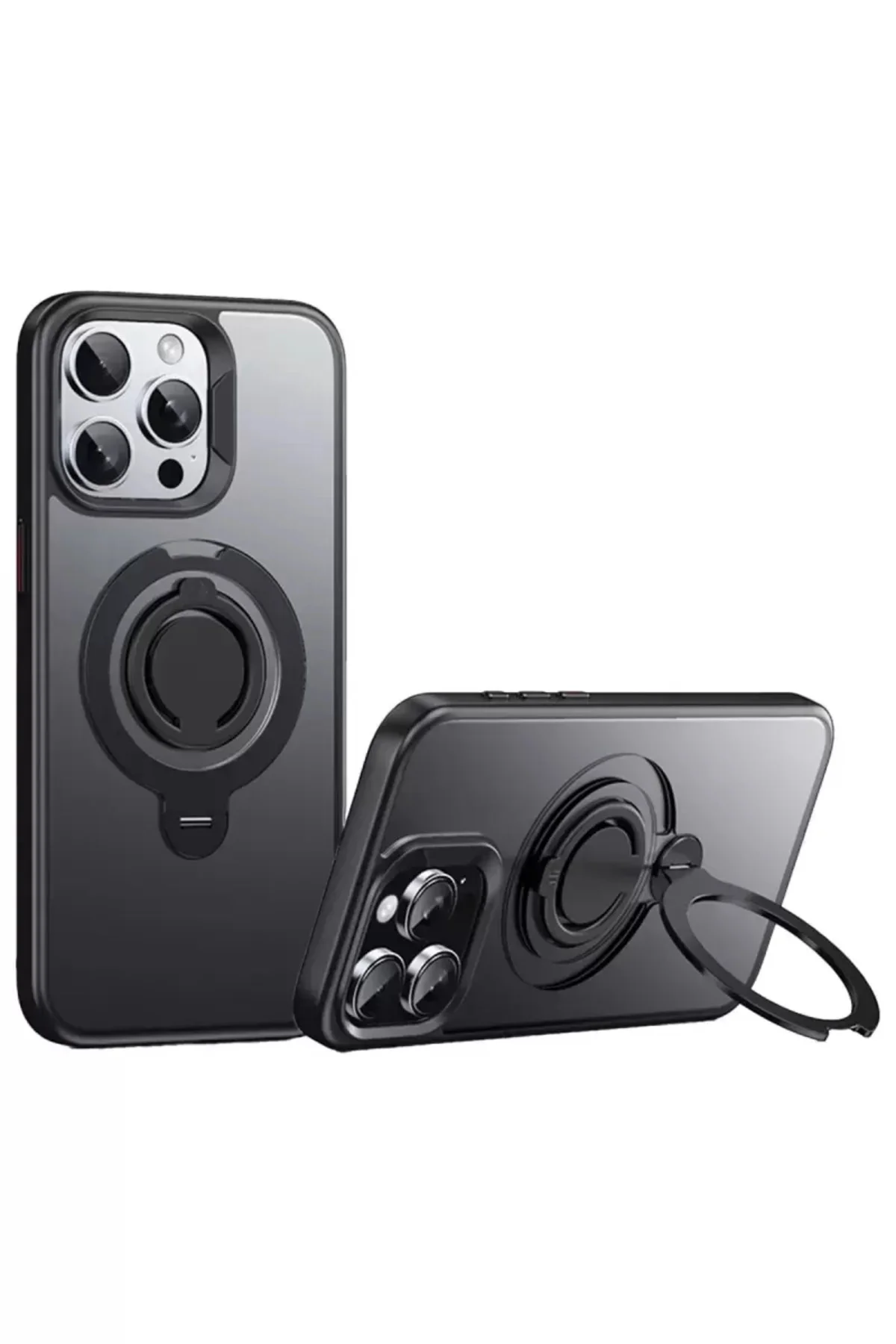 Joko İphone 15 Pro Avatar 360 Dönen Magsafe Kapak - Siyah