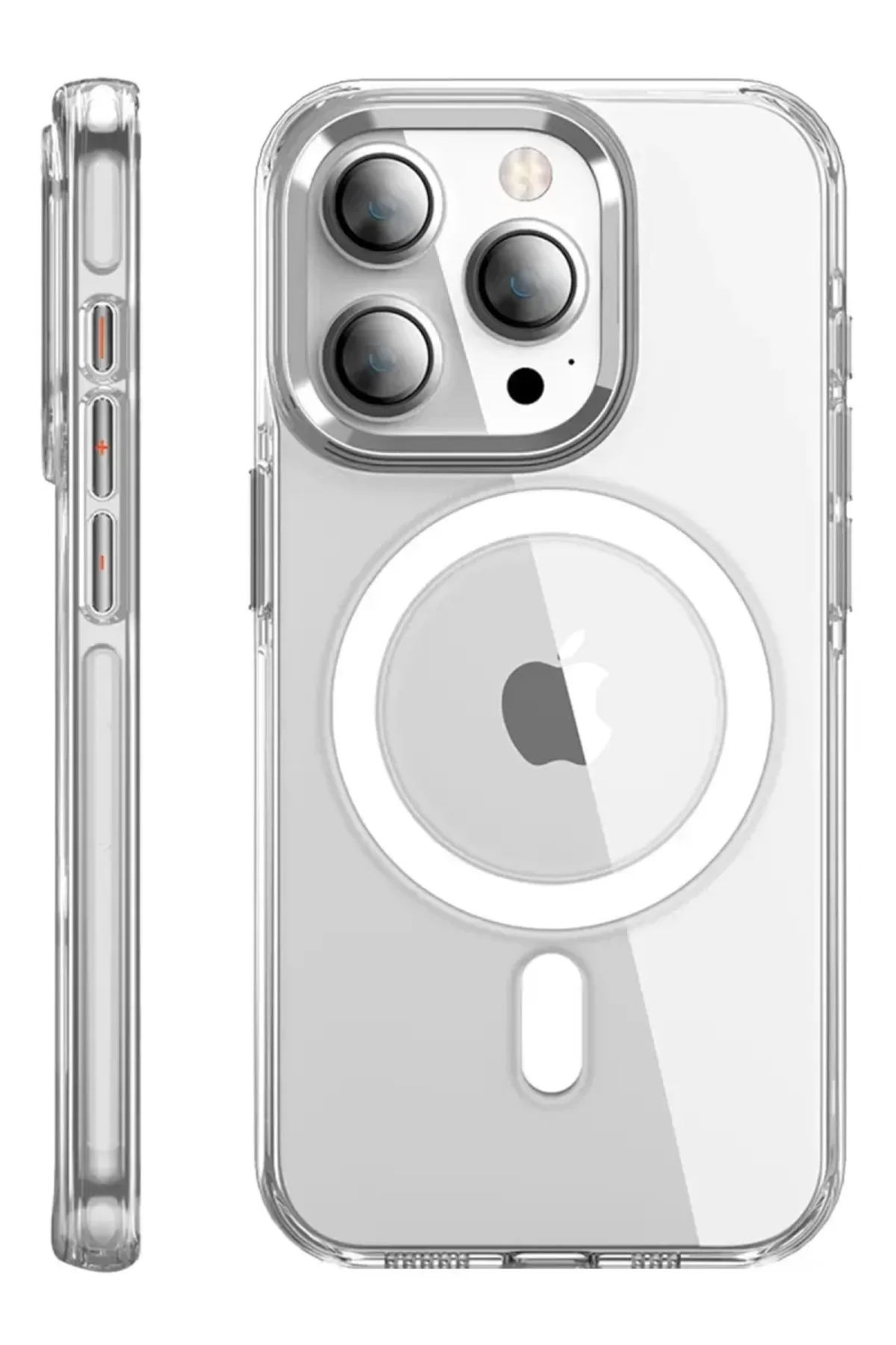 Joko İphone 15 Pro Max Kılıf Crystal Magsafe Kapak - Şeffaf