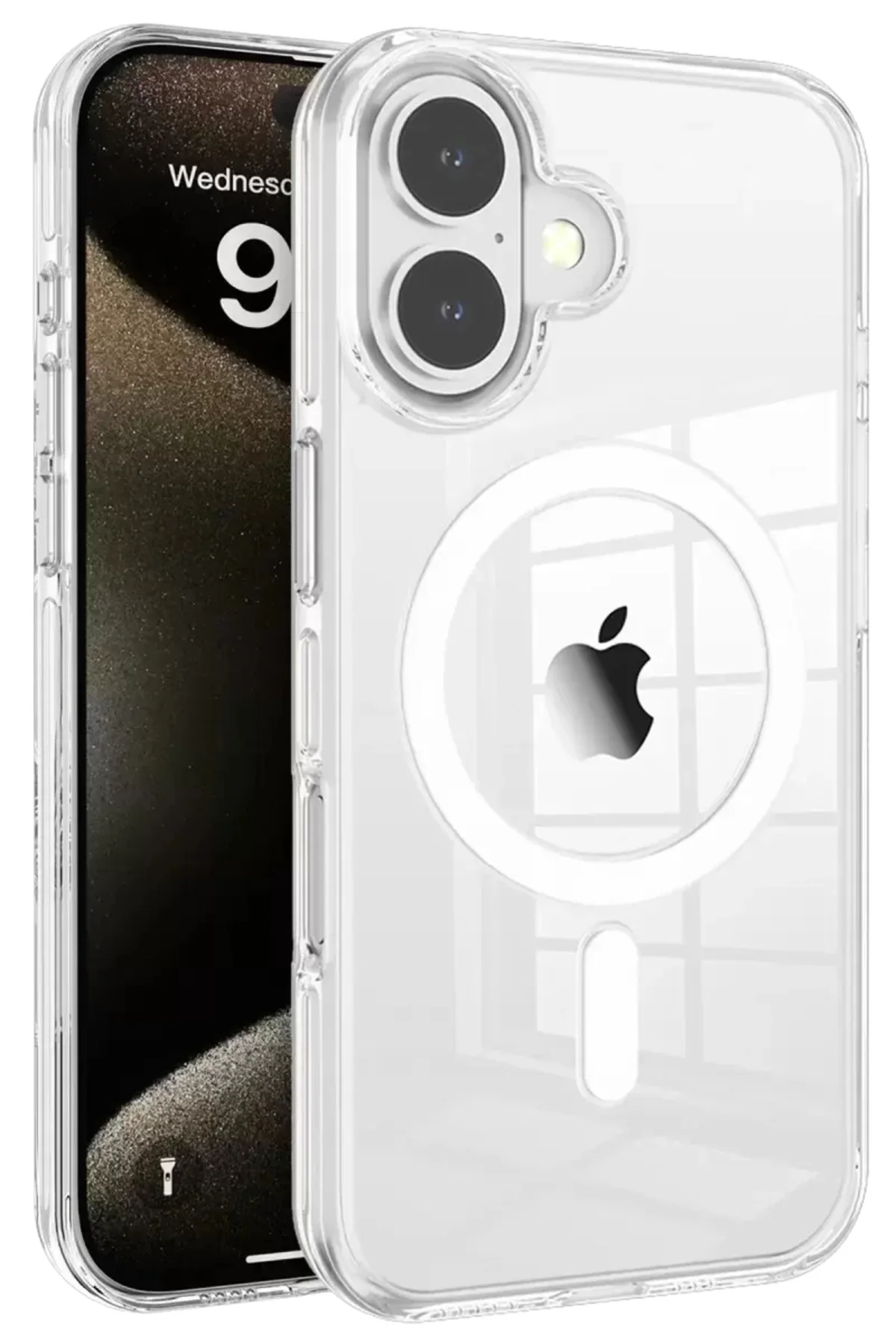 Joko İphone 16 Gleam Pc Sert Magsafe Kılıf - Şeffaf