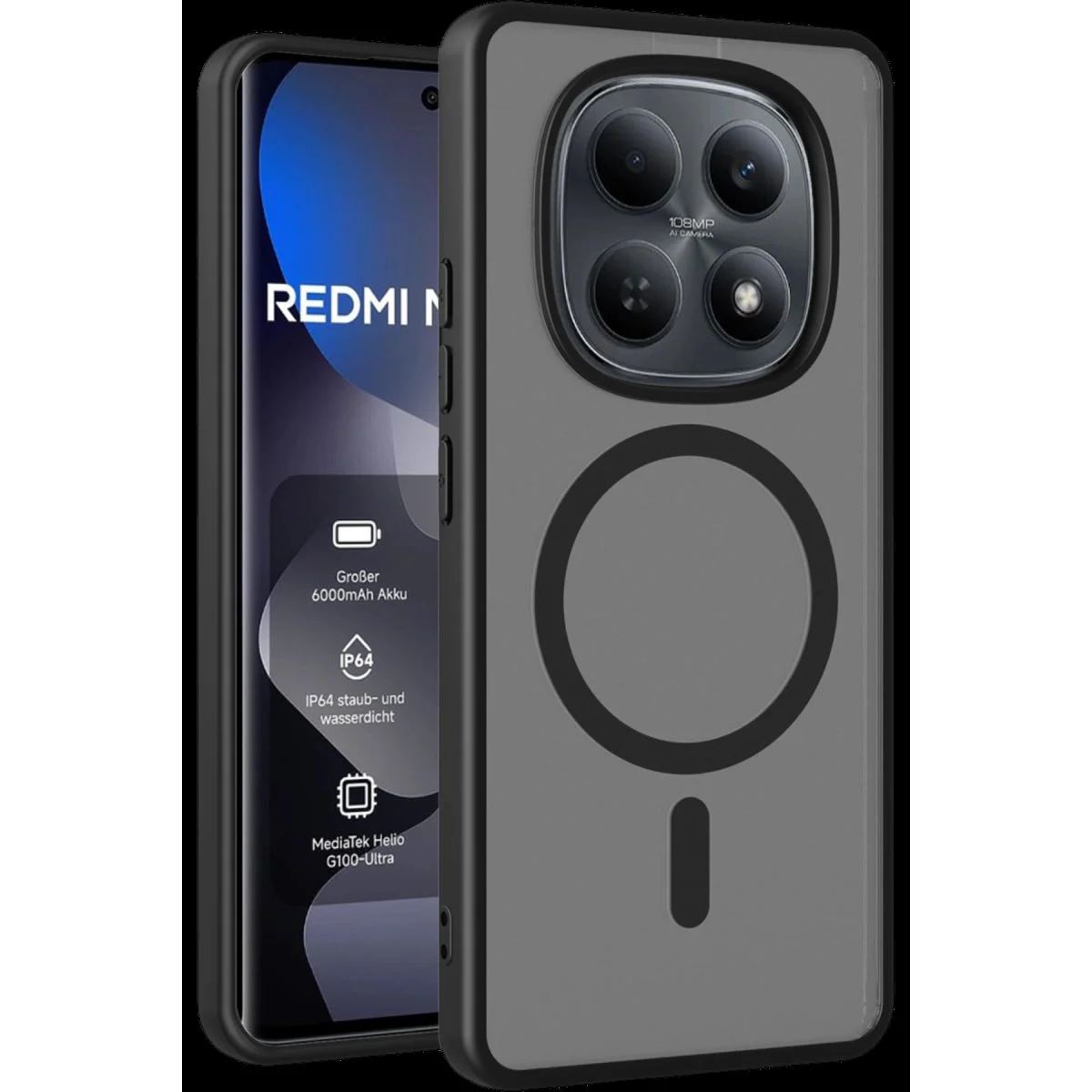 Joko Jota MagSafe Kapak Xiaomi Redmi Note 15 Pro 4g ile Uyumlu - Siyah Premium Silikon Kılıf Fiyatı, Yorumları ve Özellikleri