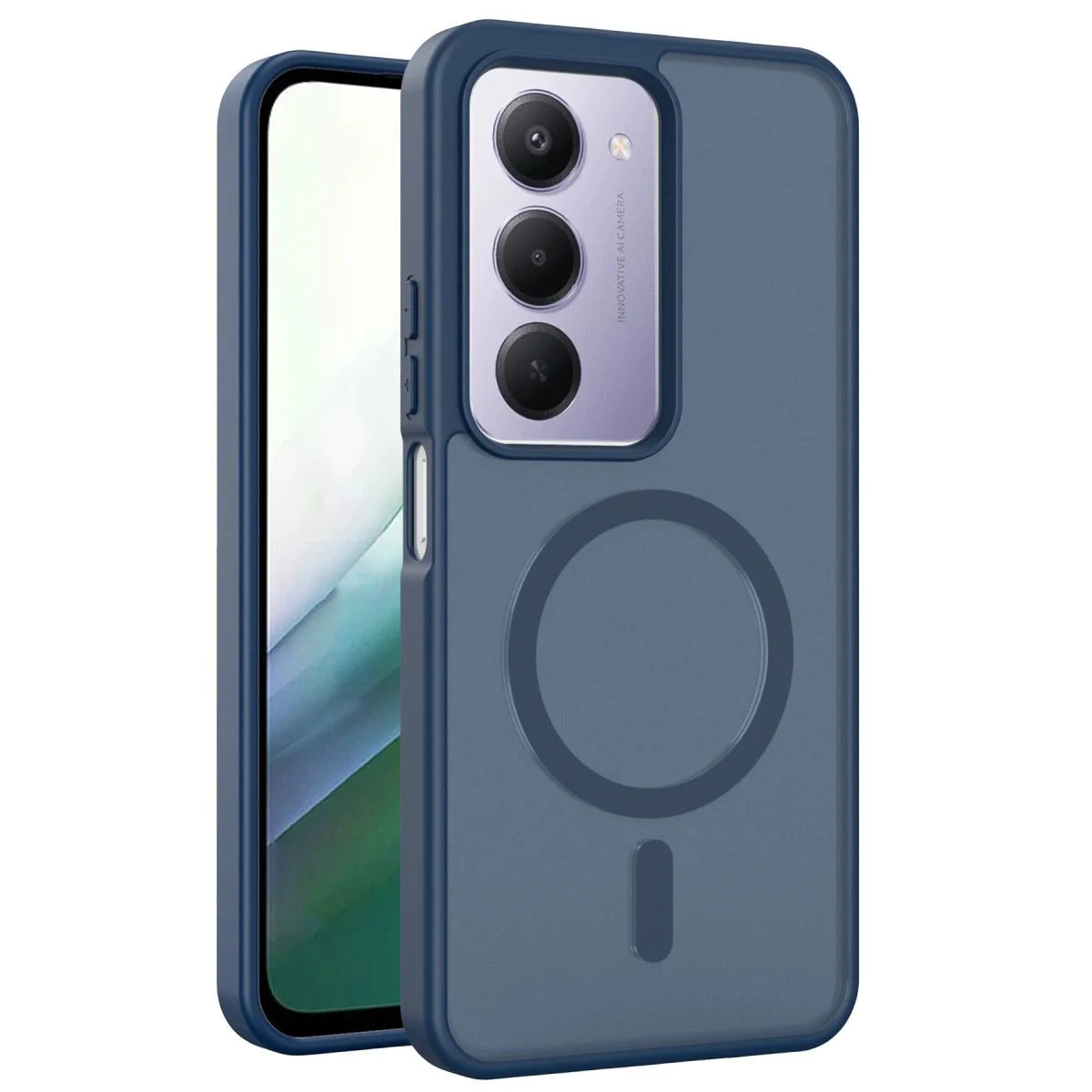 Joko Jota MagSafe Kılıf - Xiaomi Redmi 15 4g ile Uyumlu Lacivert Premium Silikon Kapak Joko Jota MagSafe Kılıf - Xiaomi Redmi 15 4g ile Uyumlu Lacivert Premium Silikon Kapak