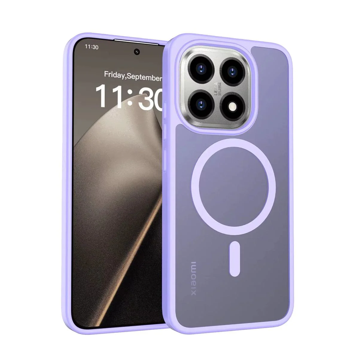 Joko Jota MagSafe Telefon Kılıfı - Xiaomi Mi 15T ile Uyumlu, Lila, Çift Katmanlı Koruma