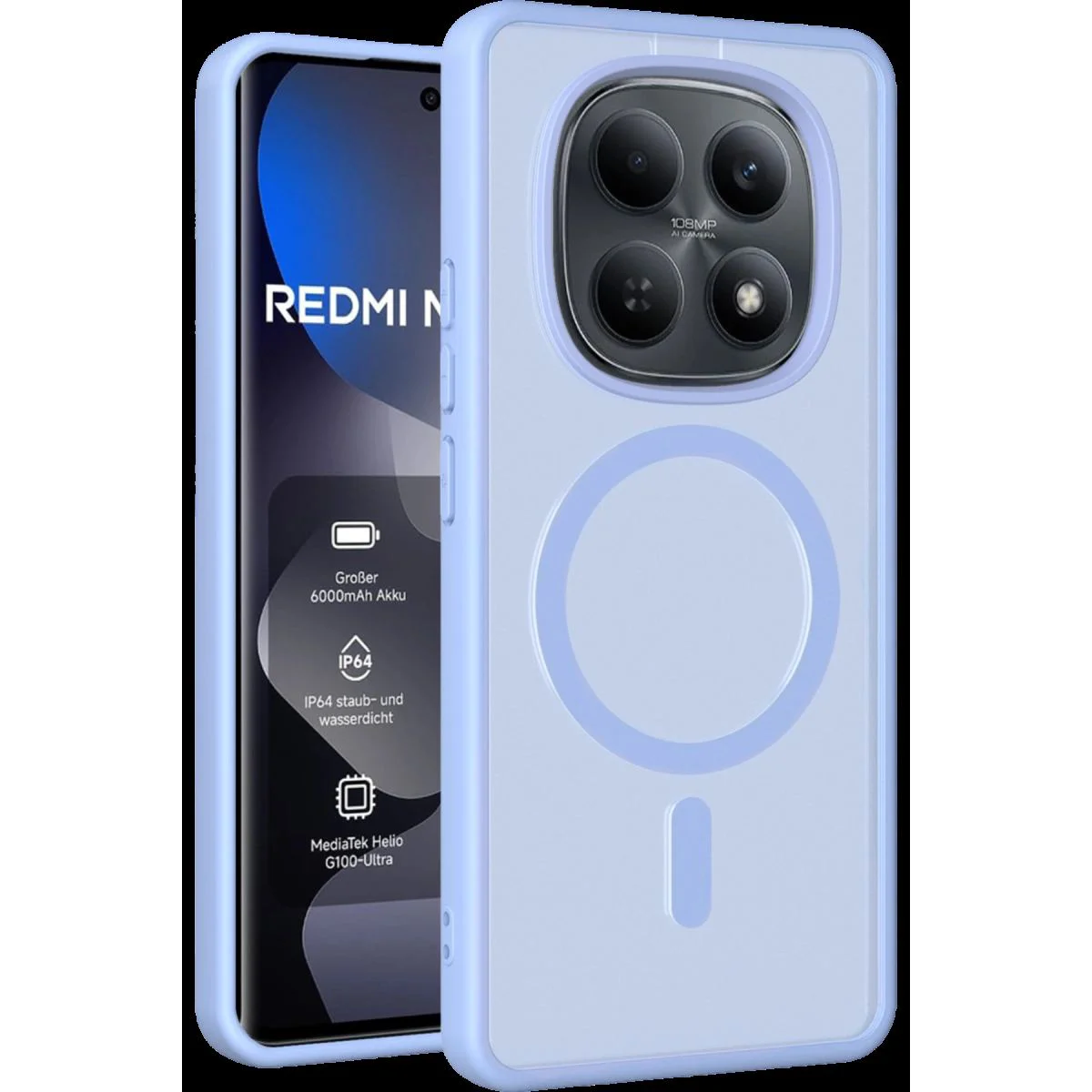 Joko Jota MagSafe Telefon Kılıfı - Xiaomi Redmi Note 15 Pro 5G ile Uyumlu Açık Mavi Silikon Kılıf Fiyatı, Yorumları ve Özellikleri