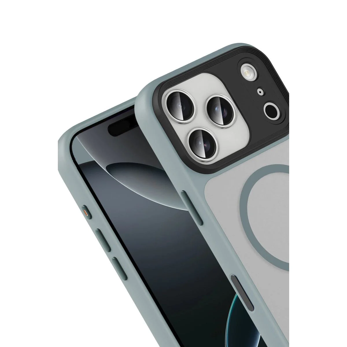Joko Megane MagSafe Kılıf - iPhone 17 Pro ile Uyumlu Titan Gri Joko Megane MagSafe Kılıf - iPhone 17 Pro ile Uyumlu Titan Gri