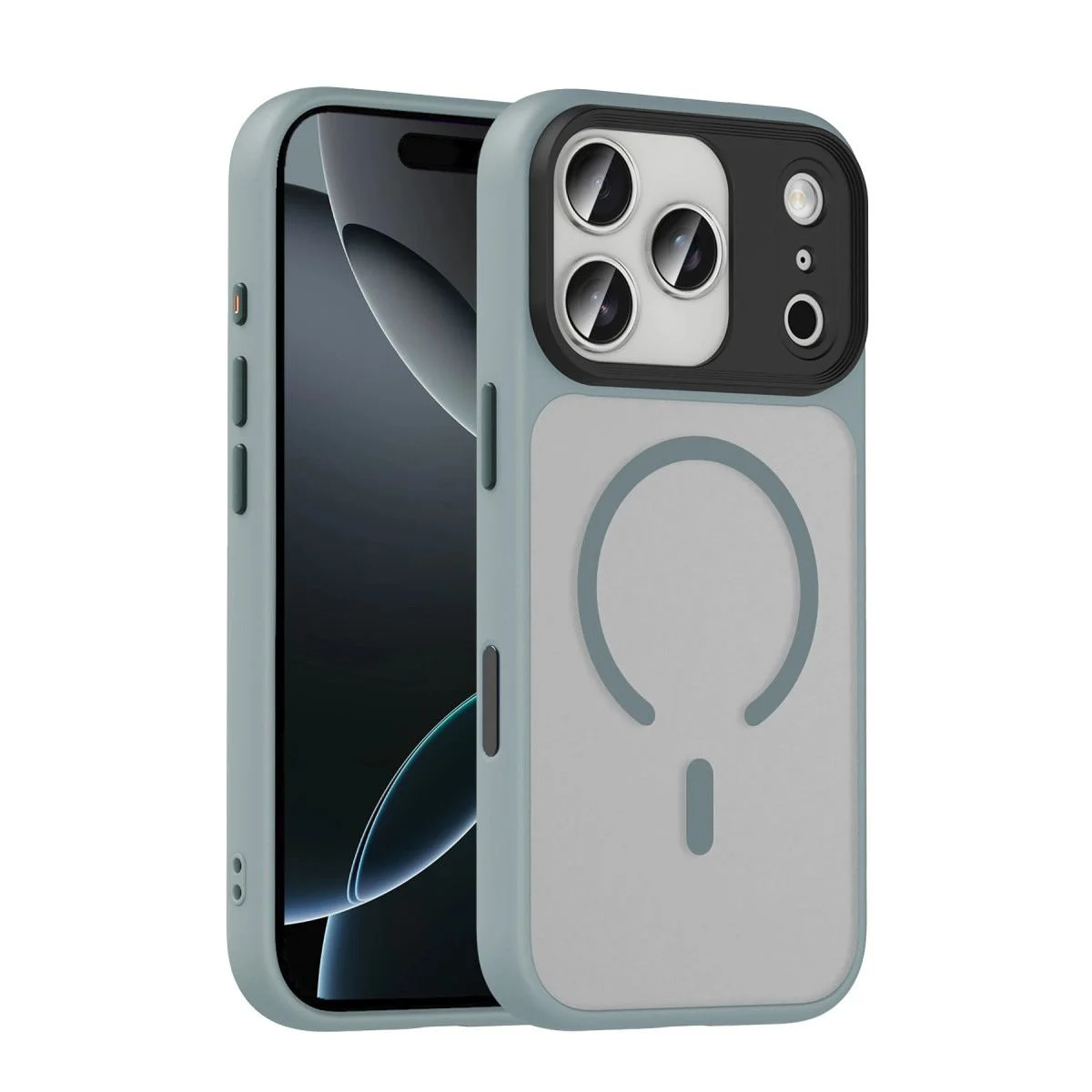 Joko Megane MagSafe Kılıf - iPhone 17 Pro ile Uyumlu Titan Gri Joko Megane MagSafe Kılıf - iPhone 17 Pro ile Uyumlu Titan Gri