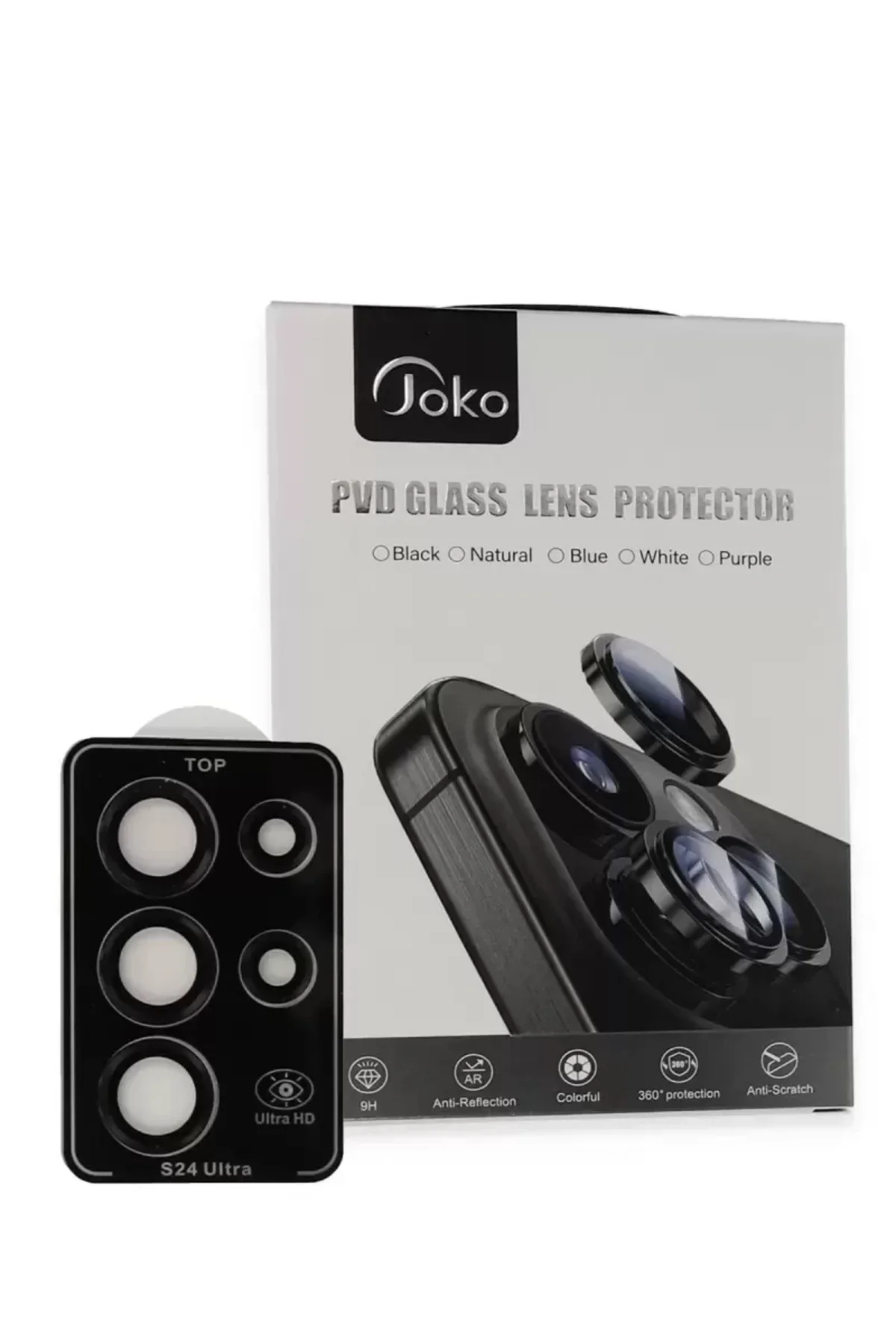 Joko Samsung Galaxy S23 Ultra Pvd Metal Kamera Lens - Siyah