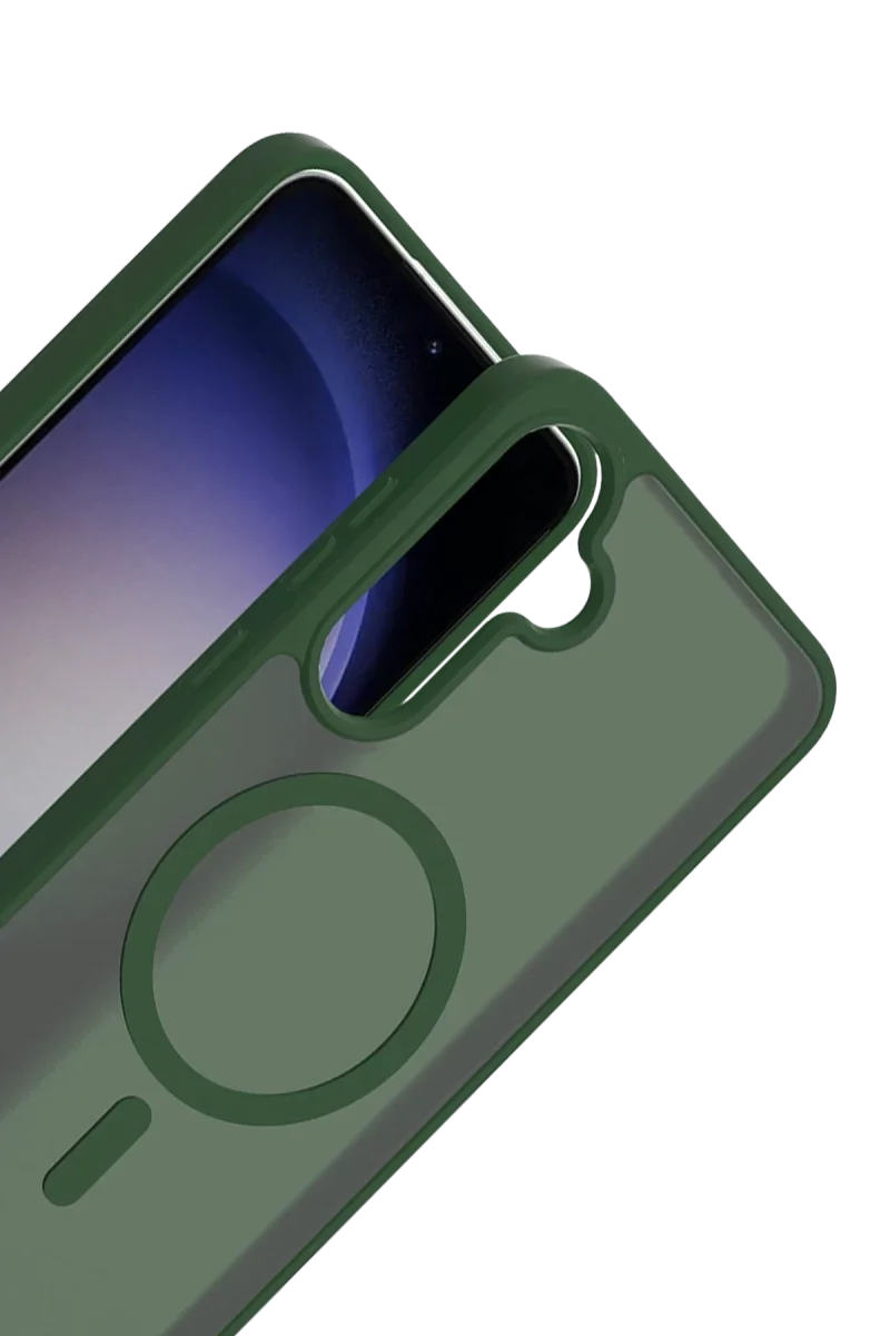 Joko Samsung Galaxy S25 FE Jota Magsafe Kapak - Koyu Yeşil