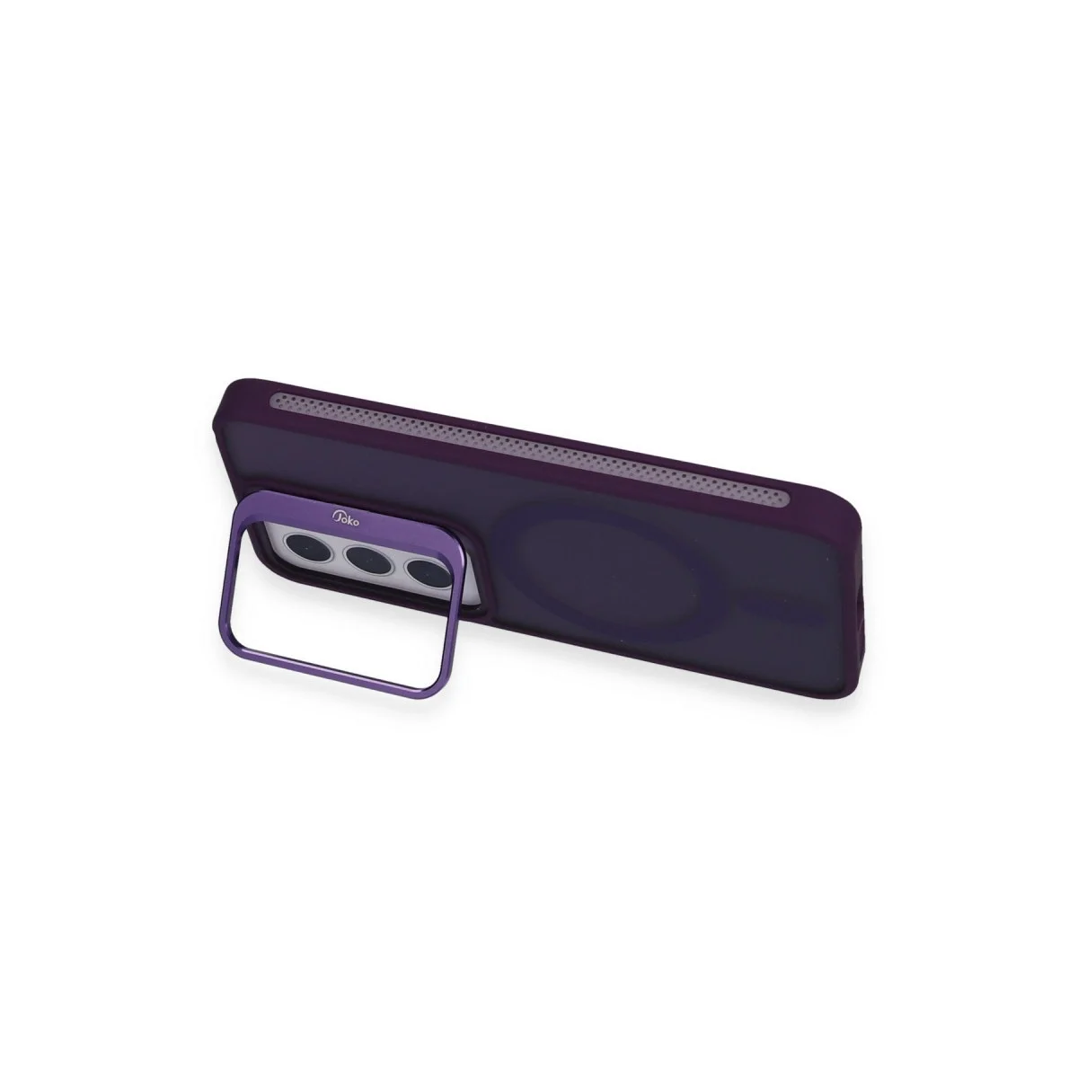 Joko Samsung Galaxy S24 Flet Lens Magsafe Kapak - Derin Mor Joko Samsung Galaxy S24 Flet Lens Magsafe Kapak - Derin Mor