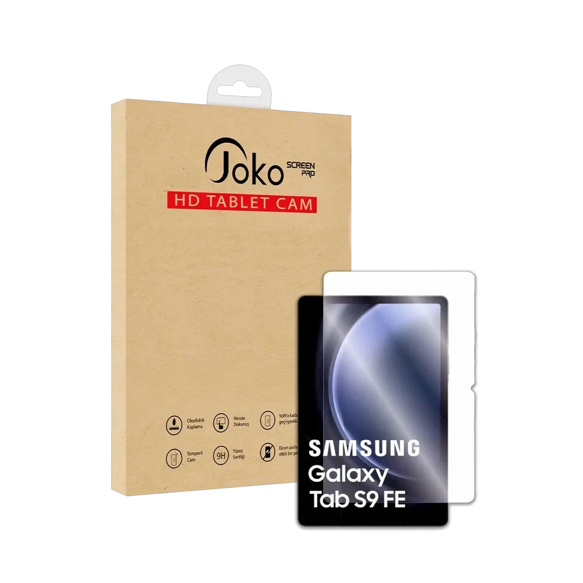 Joko Samsung Galaxy X610 Tab S9 FE Plus 12.4 HD Tablet Cam Ekran Koruyucu - Şeffaf Joko Samsung Galaxy X610 Tab S9 FE Plus 12.4 HD Tablet Cam Ekran Koruyucu - Şeffaf