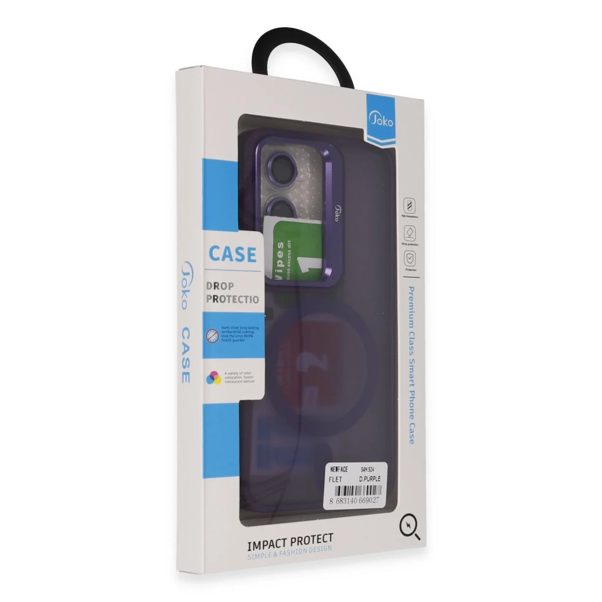 Joko Samsung Galaxy S24 Flet Lens Magsafe Kapak - Derin Mor Joko Samsung Galaxy S24 Flet Lens Magsafe Kapak - Derin Mor