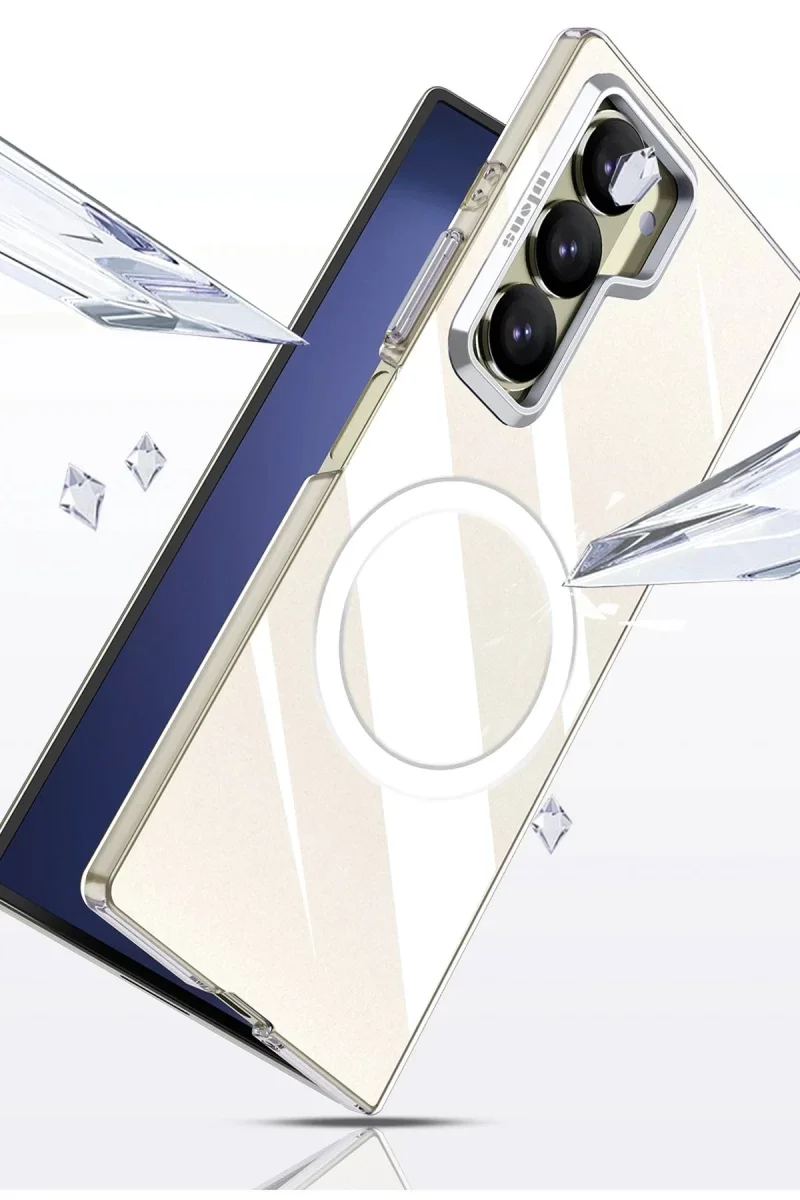 Joko Samsung Galaxy Z Fold 6 Crystal Magsafe Kapak - Şeffaf Joko Samsung Galaxy Z Fold 6 Crystal Magsafe Kapak - Şeffaf