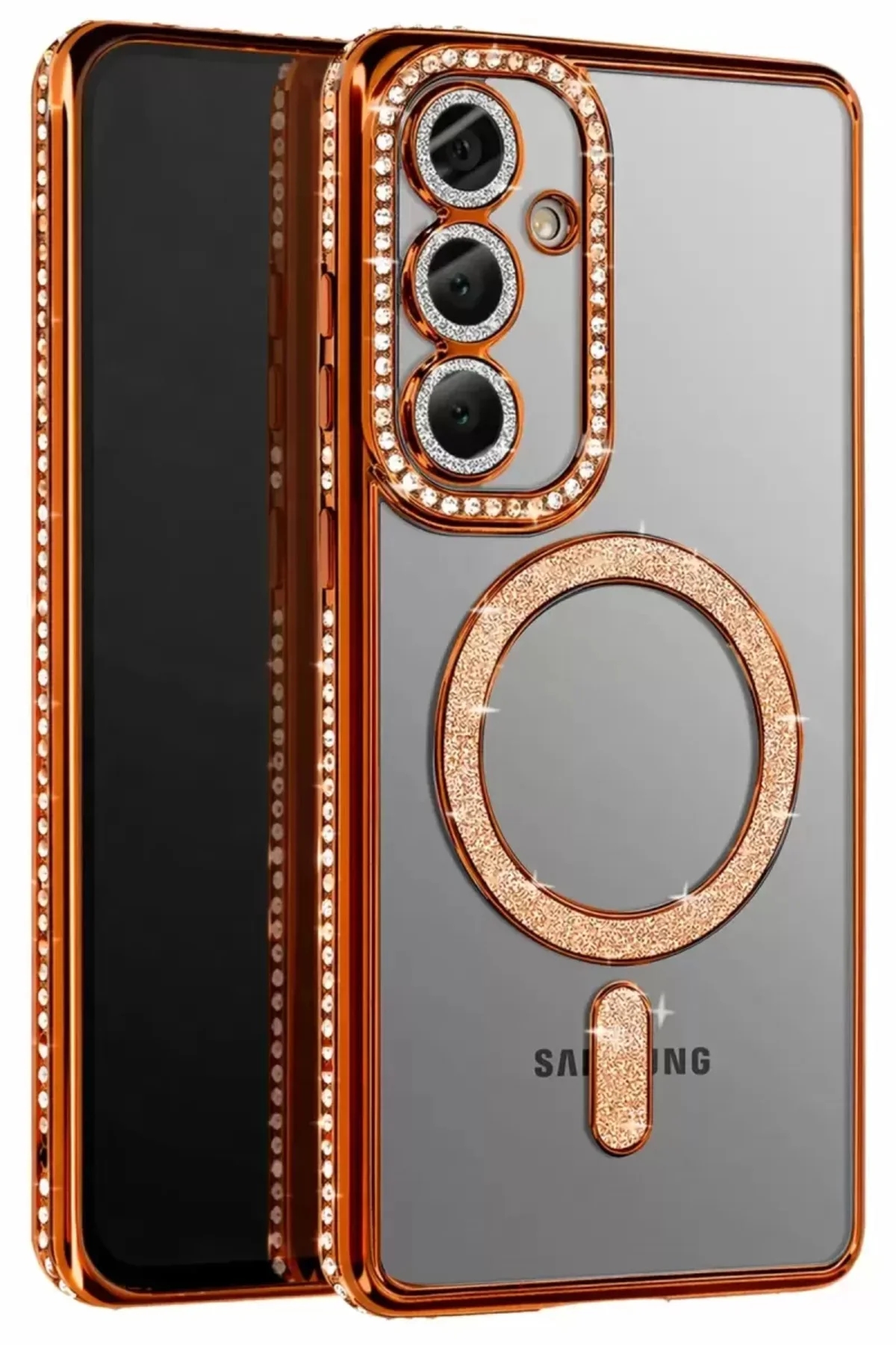 Joko Samsung Galaxy A37 5g Joke Simli Magneticsafe Kılıf - Turunc
