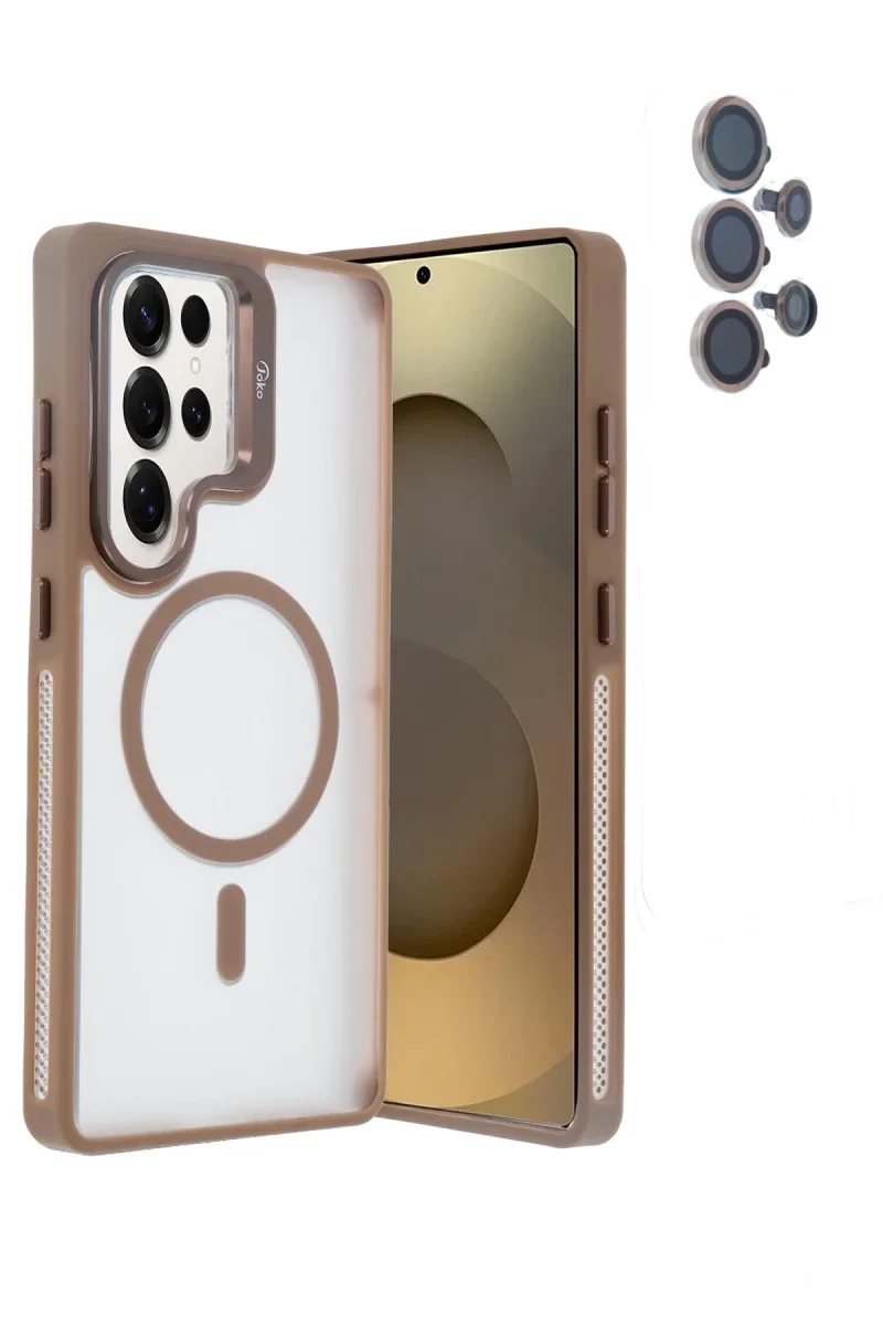 Joko Samsung Galaxy S25 Ultra Flet Lens Magsafe Kapak - Gold Fiyatı, Yorumları ve Özellikleri