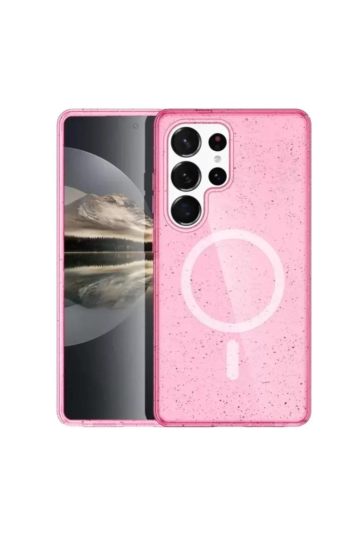 Joko Samsung Galaxy S23 Ultra Kılıf Star Magsafe Kapak - Pembe