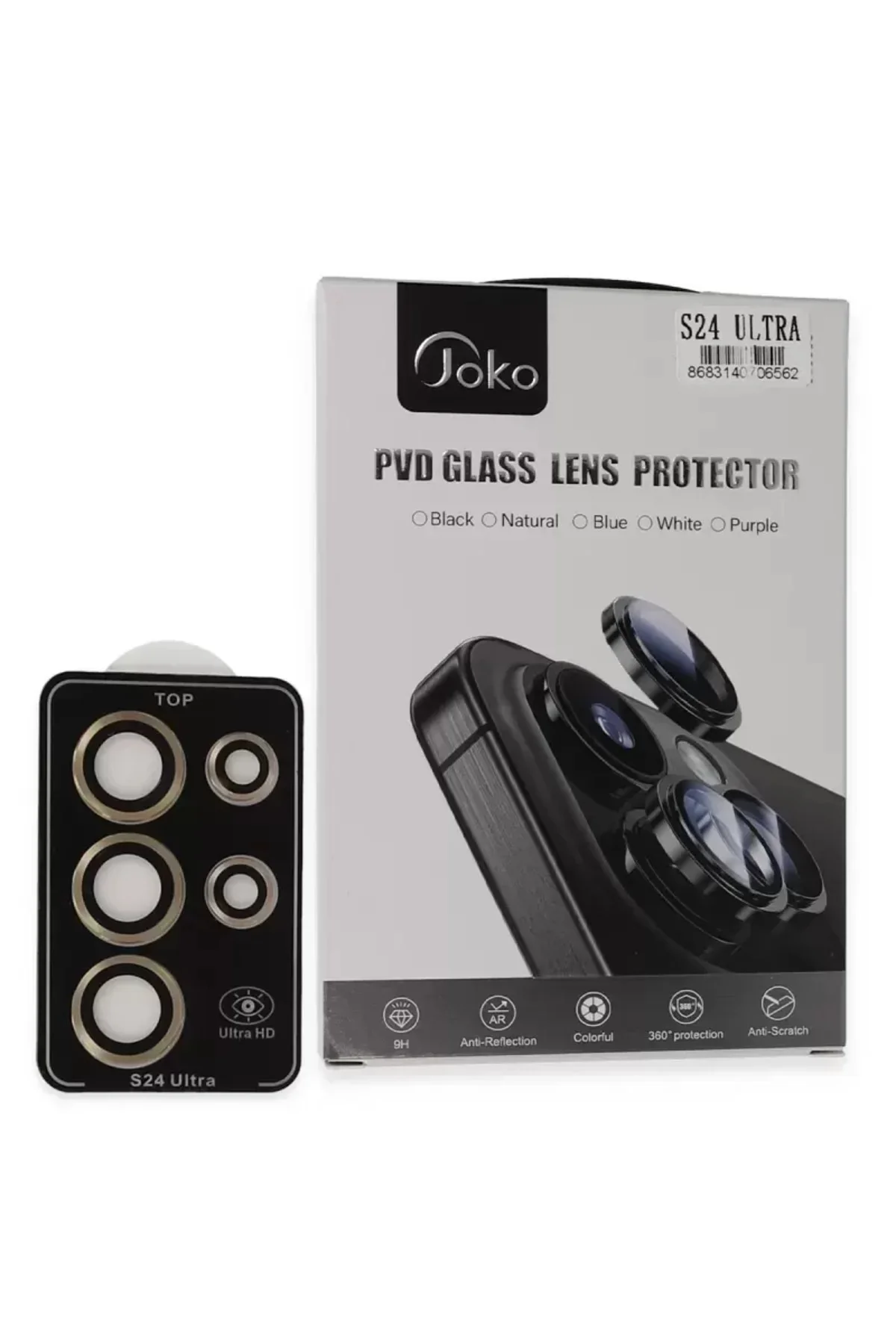 Joko Samsung Galaxy S24 Ultra Pvd Metal Kamera Lens - Gold